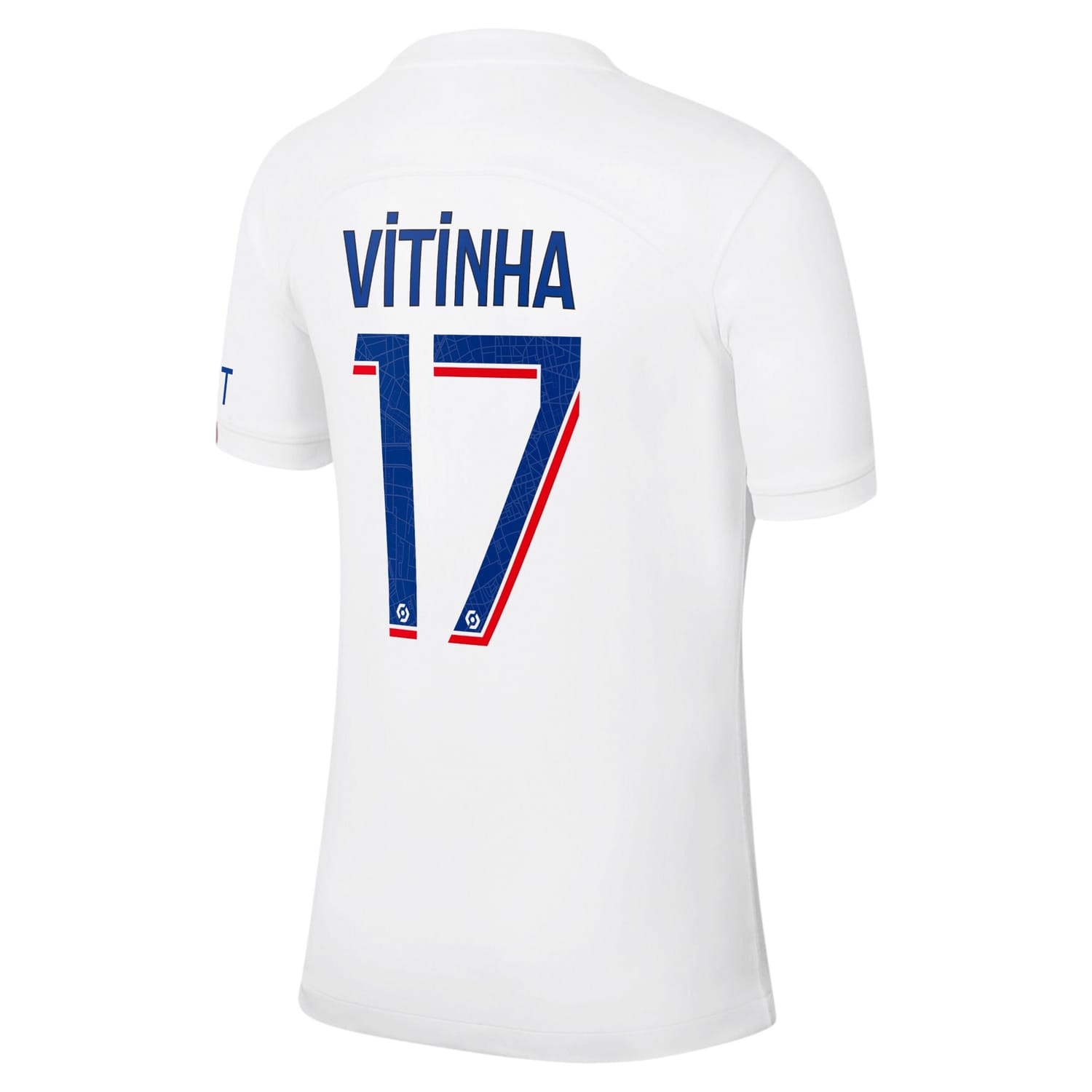 Ligue 1 Paris Saint-Germain Third Jersey Shirt 2022-23 player Vitinha 17 printing for Men