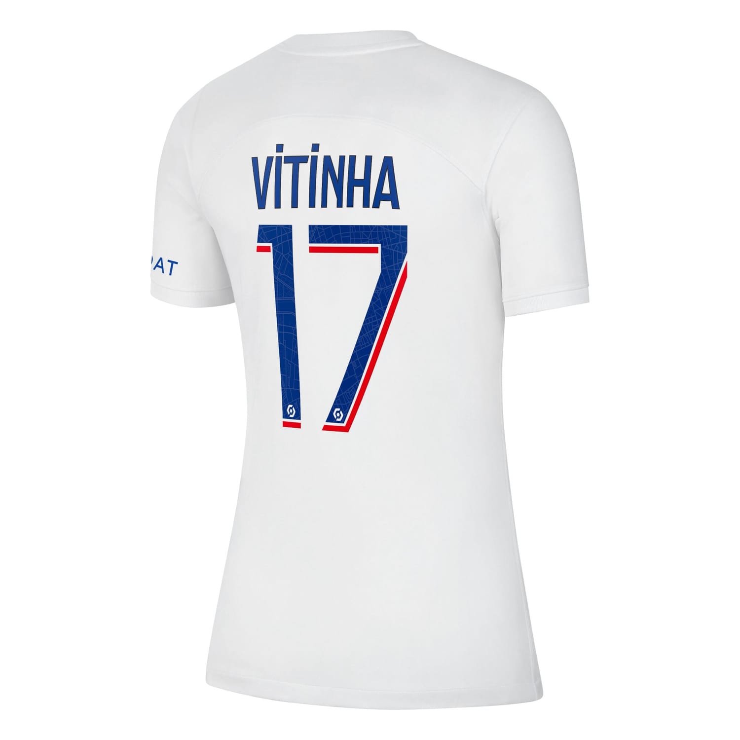 Ligue 1 Paris Saint-Germain Third Jersey Shirt 2022-23 player Vitinha 17 printing for Women