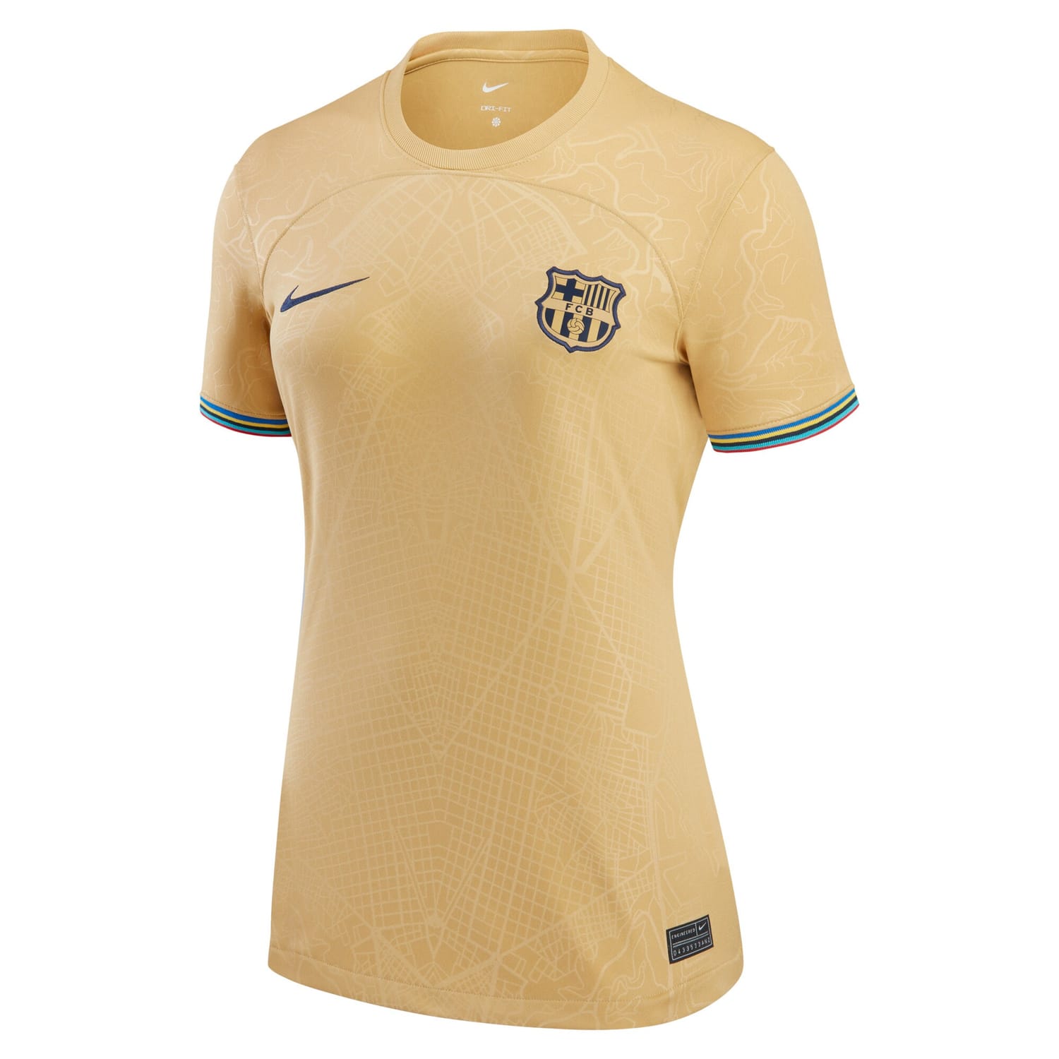 La Liga Barcelona Away Jersey Shirt 2022-23 player Lewandowski 9 printing for Women