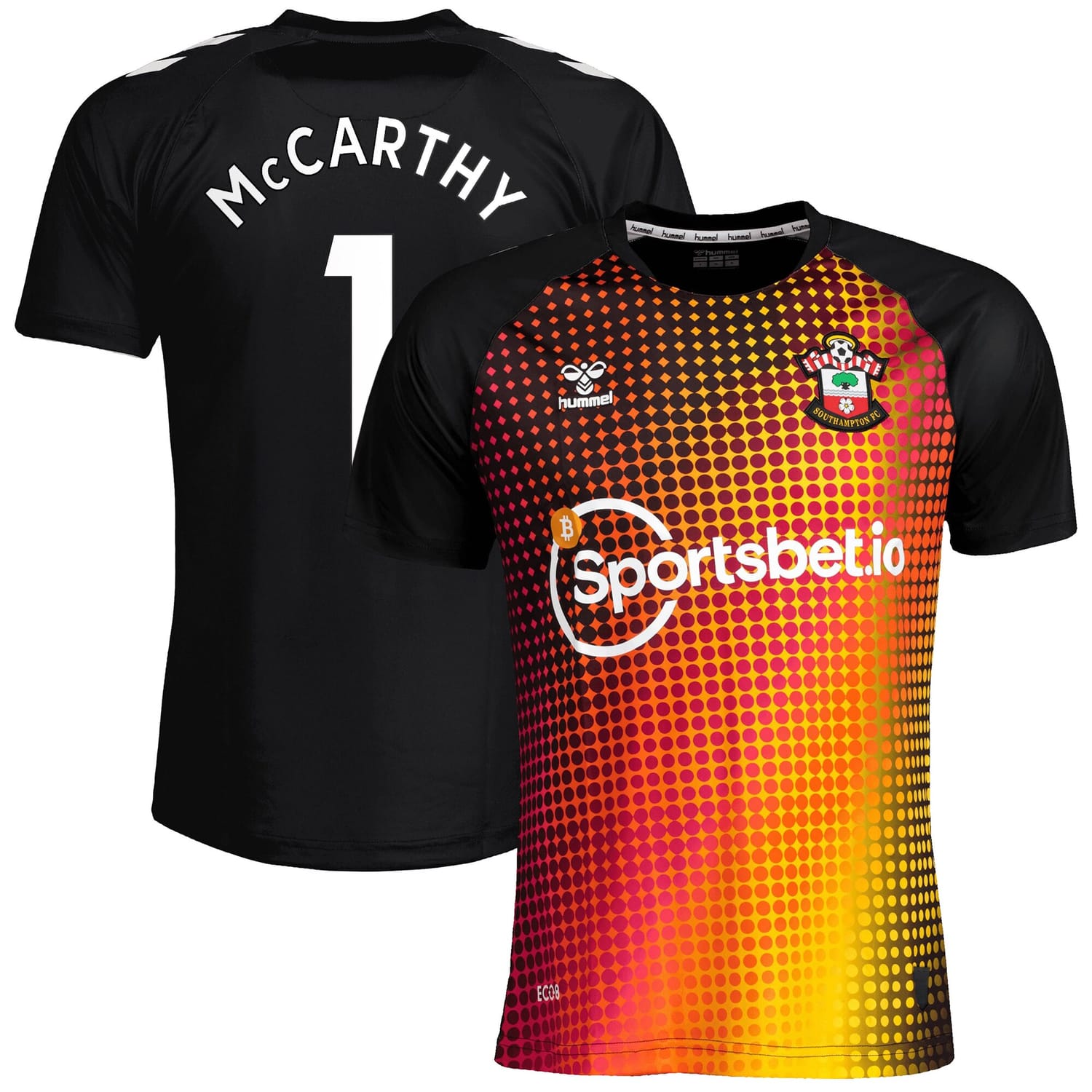 Premier League Southampton Home Goalkeeper Jersey Shirt 2022-23 player Alex McCarthy 1 printing for Men