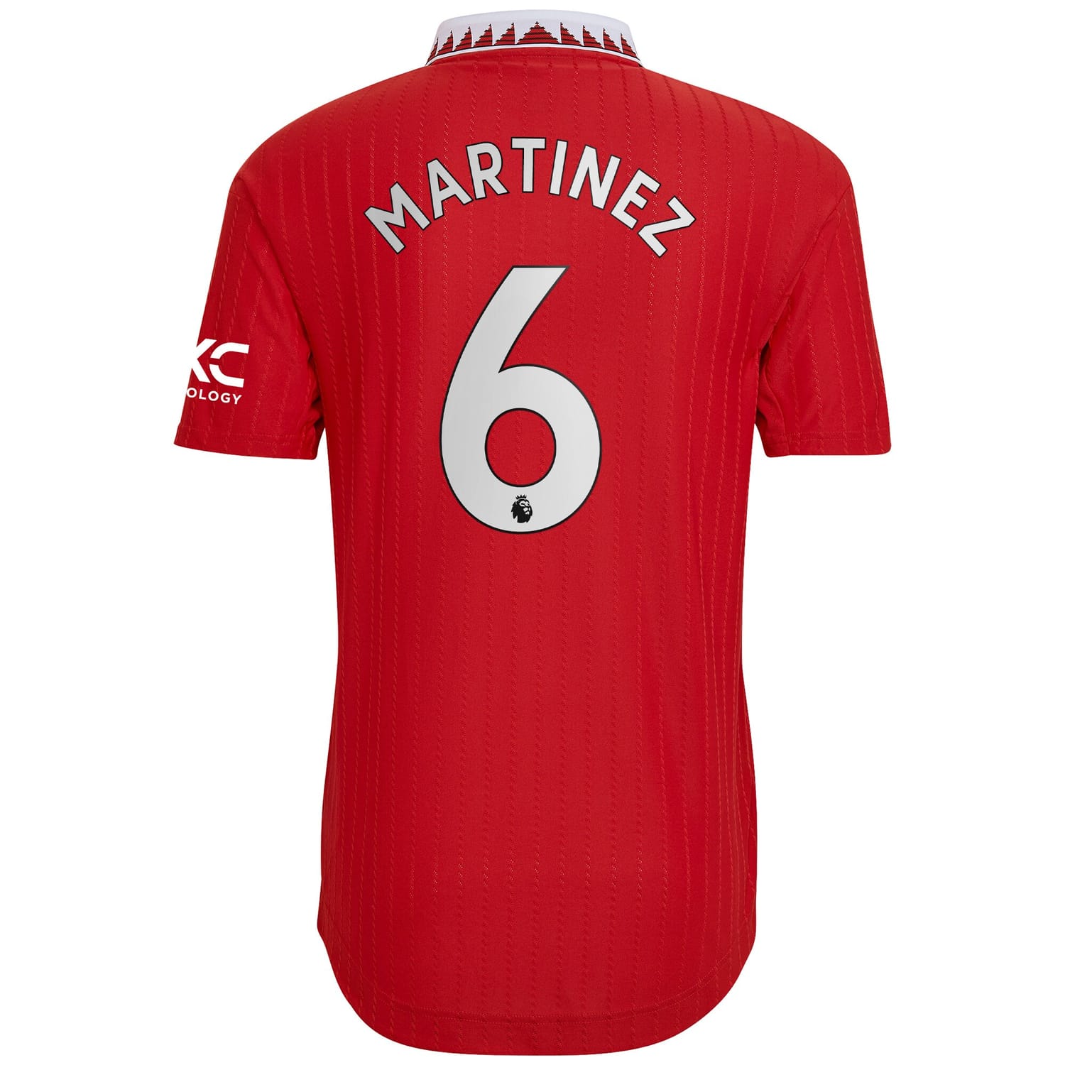 Premier League Manchester United Home Authentic Jersey Shirt 2022-23 player Lisandro Martínez 6 printing for Men