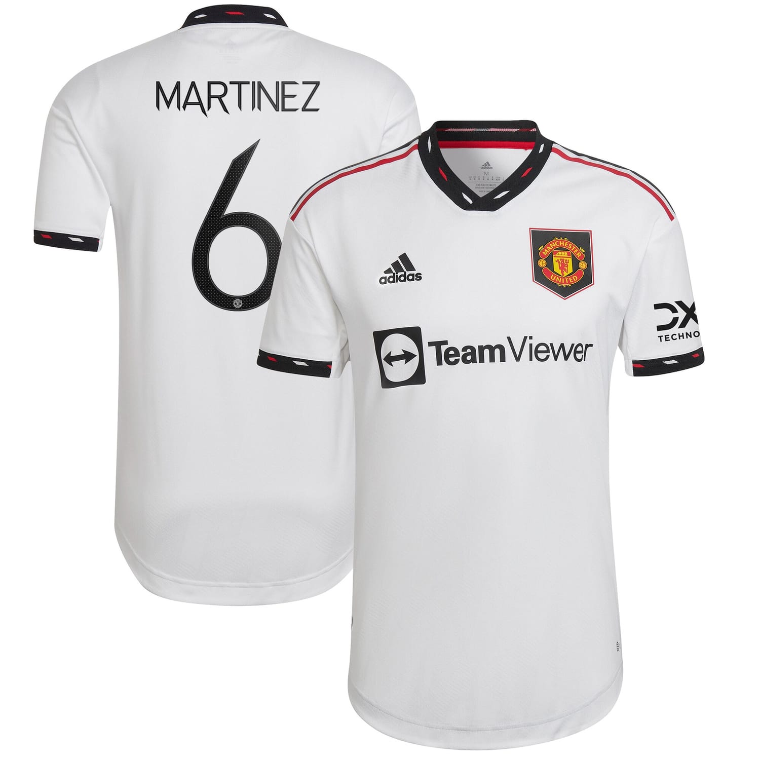 Premier League Manchester United Away Cup Authentic Jersey Shirt 2022-23 player Lisandro Martínez 6 printing for Men