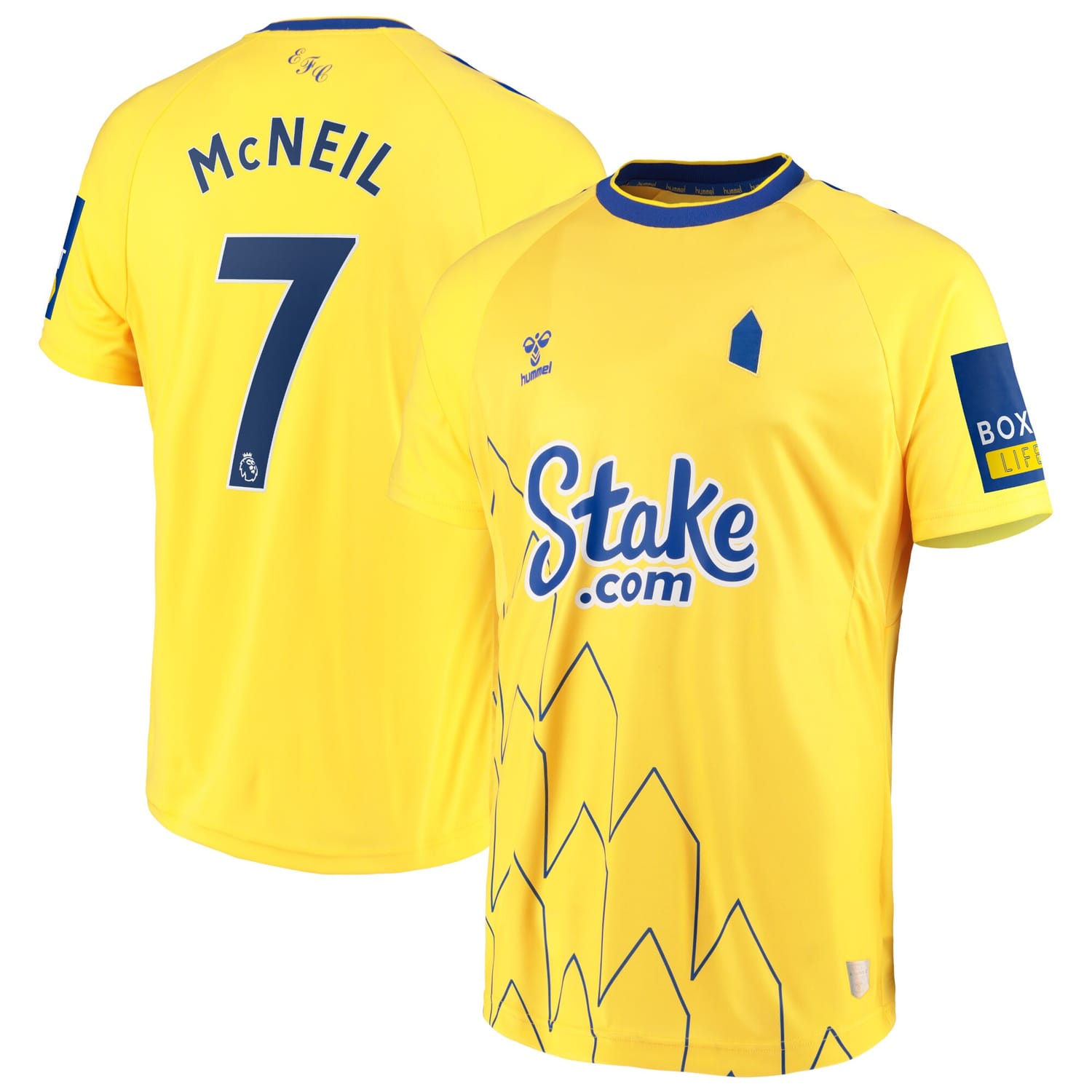 Premier League Everton Third Jersey Shirt 2022-23 player Dwight McNeil 7 printing for Men