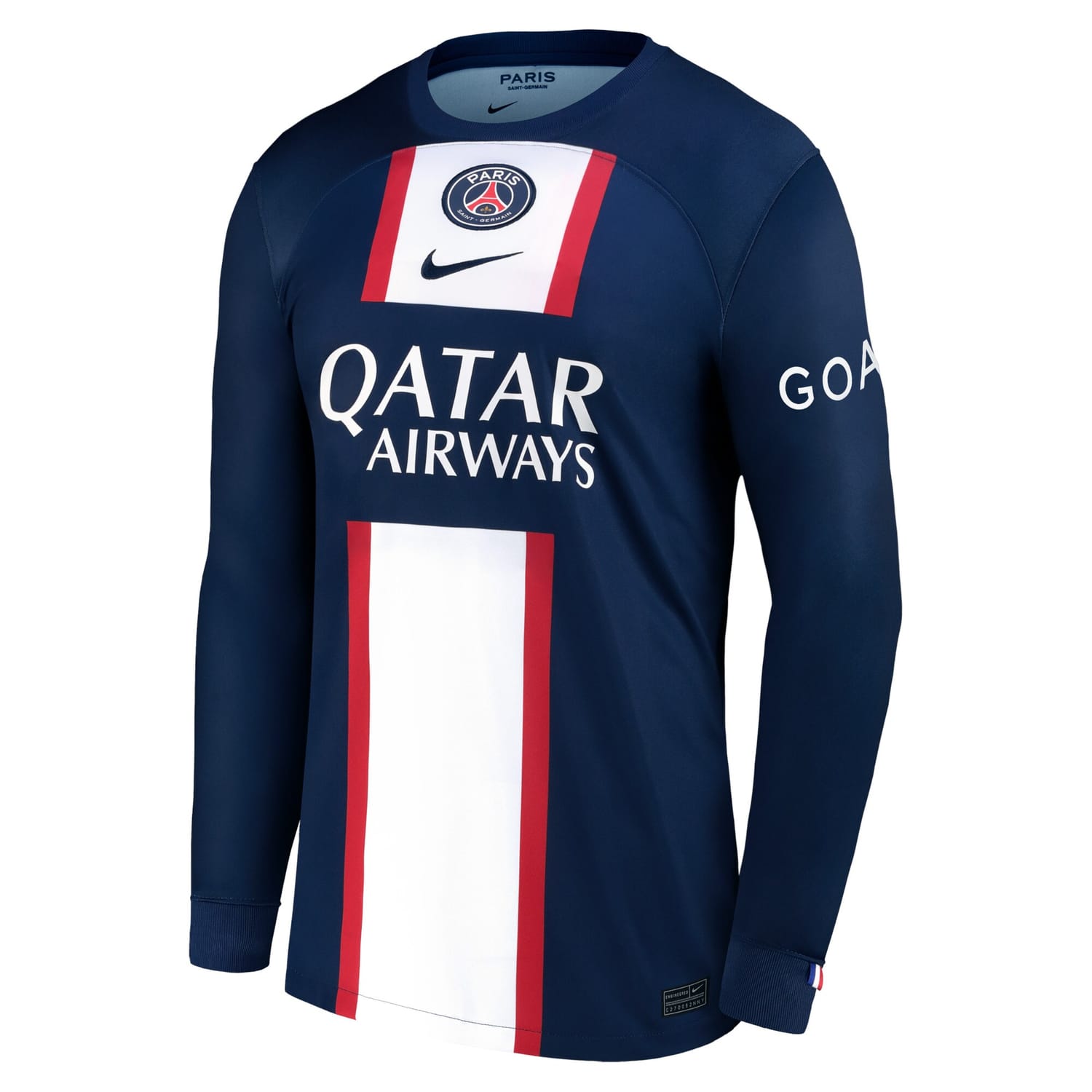 Ligue 1 Paris Saint-Germain Home Jersey Shirt Long Sleeve 2022-23 player Hugo Ekitike 44 printing for Men