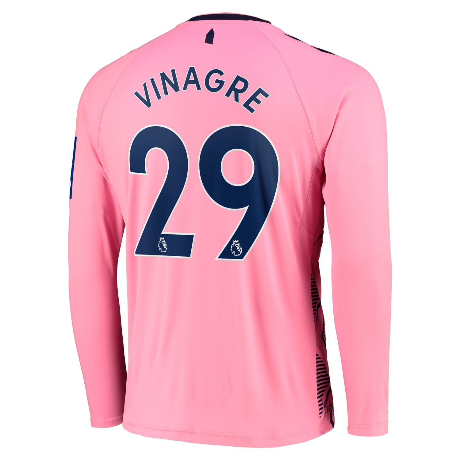 Premier League Everton Away Jersey Shirt Long Sleeve 2022-23 player Rúben Vinagre 29 printing for Men