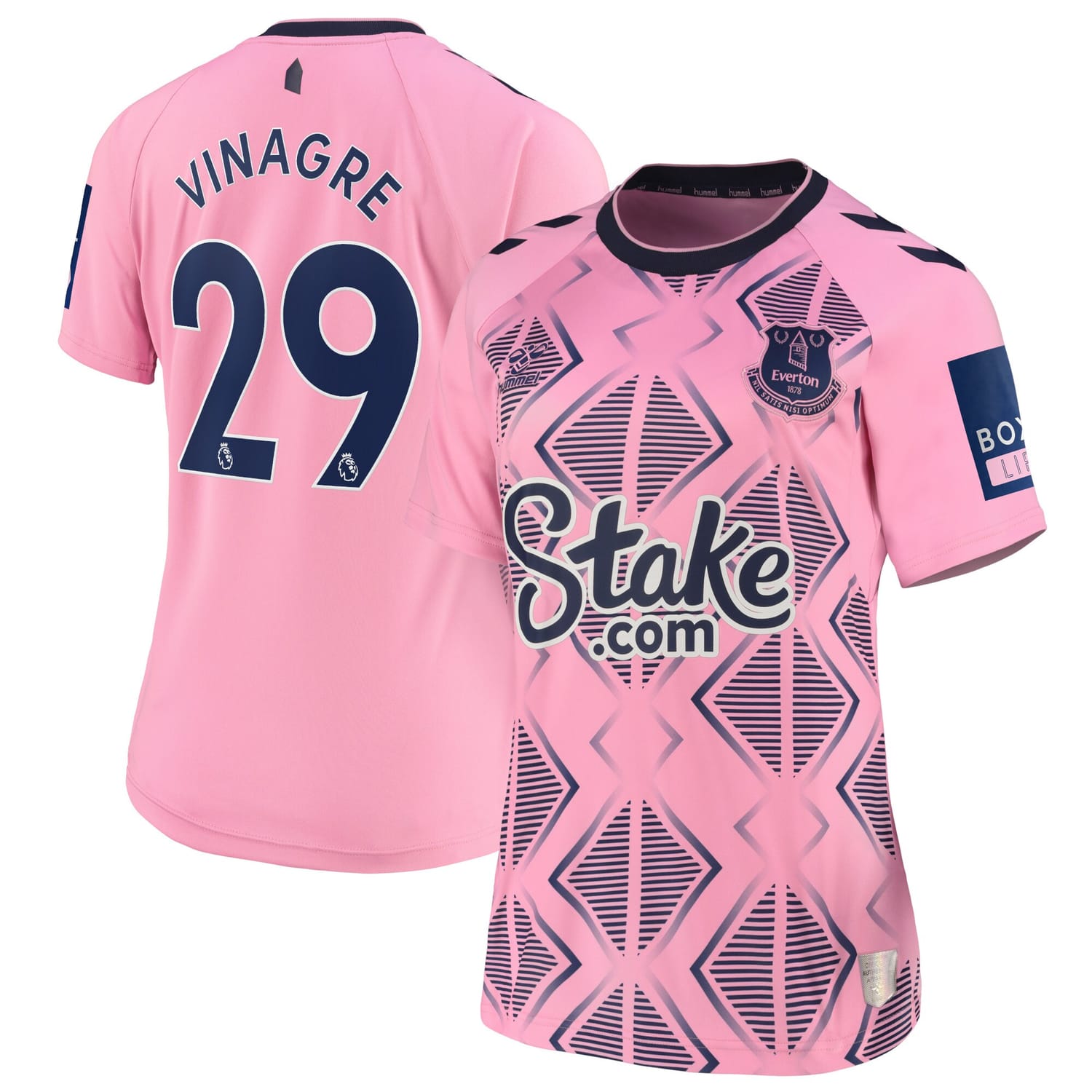 Premier League Everton Away Jersey Shirt 2022-23 player Rúben Vinagre 29 printing for Women