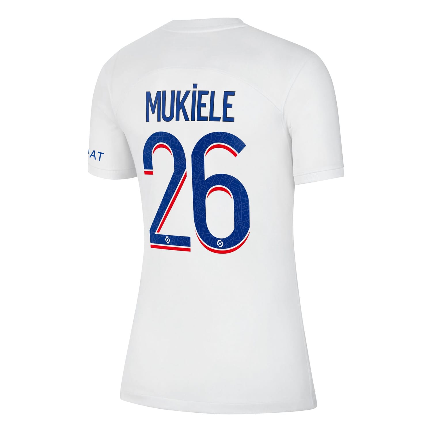 Ligue 1 Paris Saint-Germain Third Jersey Shirt 2022-23 player Nordi Mukiele 26 printing for Women