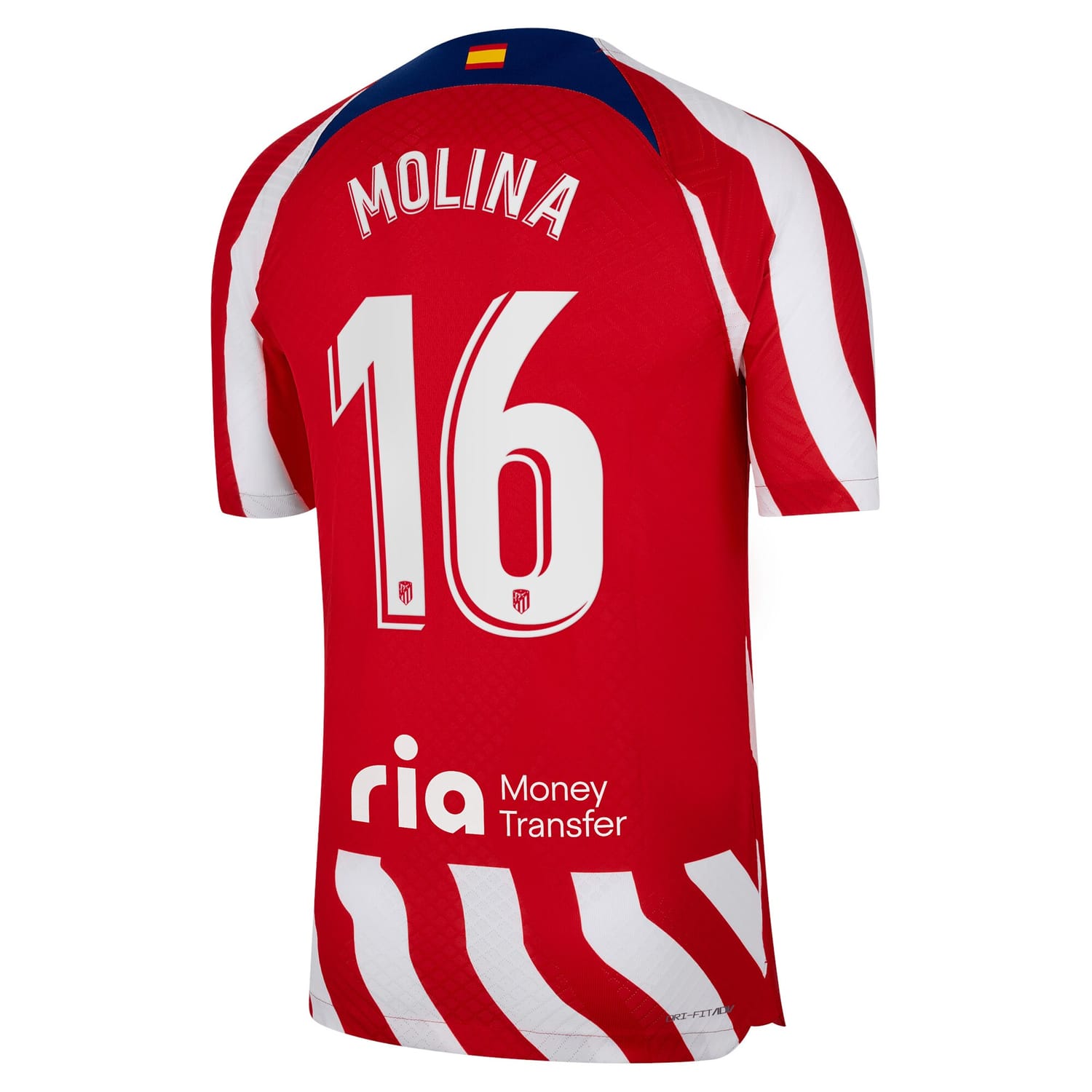 La Liga Atletico de Madrid Home Authentic Jersey Shirt 2022-23 player Nahuel Molina 16 printing for Men
