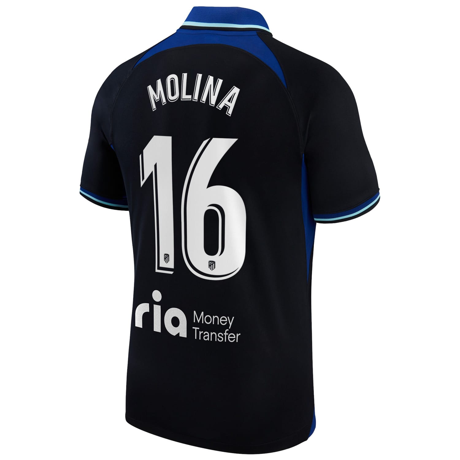 La Liga Atletico de Madrid Away Jersey Shirt 2022-23 player Nahuel Molina 16 printing for Men