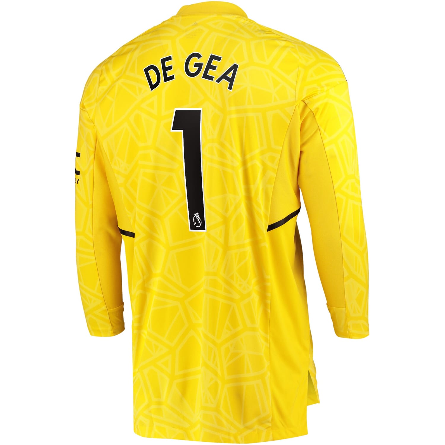 Premier League Manchester United Goalkeeper Jersey Shirt Long Sleeve 2022-23 player David De Gea 1 printing for Men