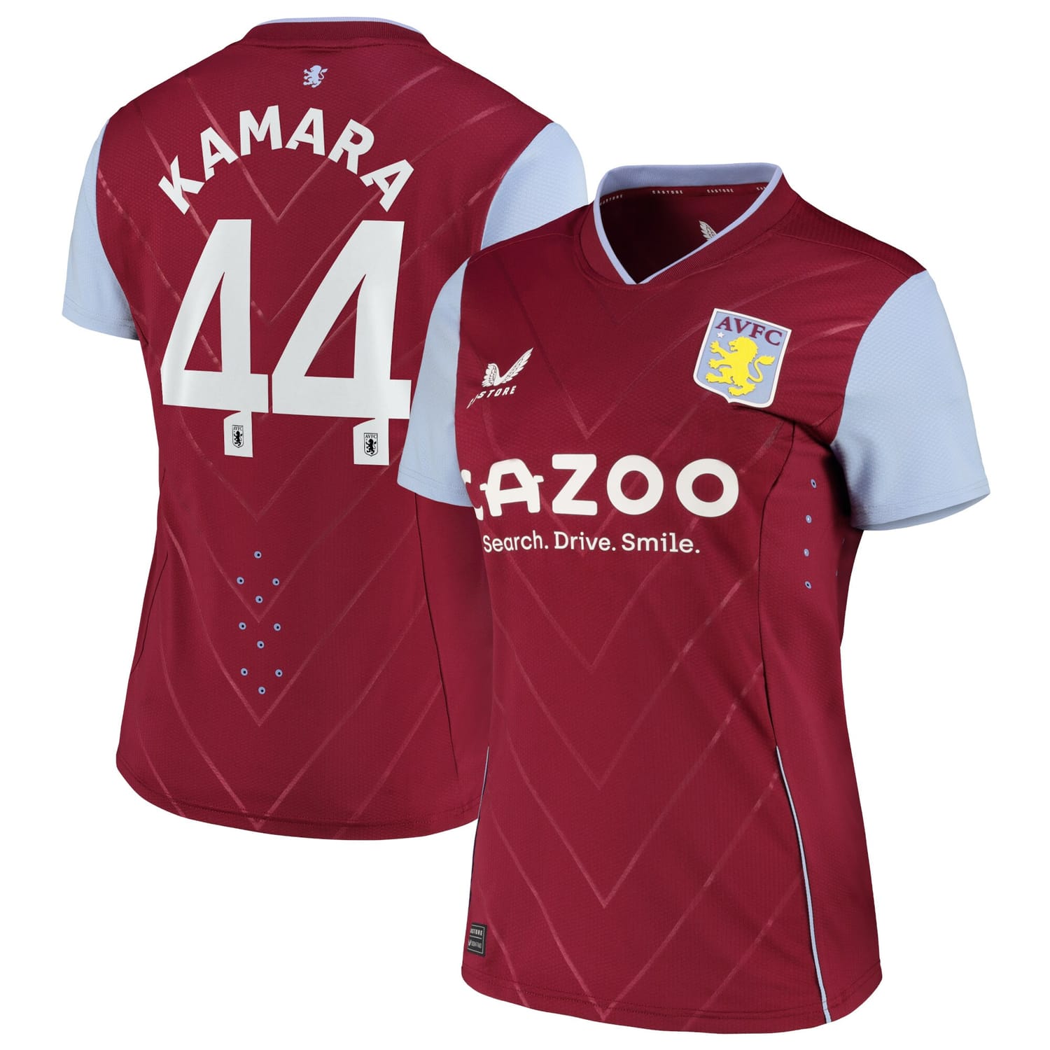 Premier League Aston Villa Home Cup Pro Jersey Shirt 2022-23 player Boubacar Kamara 44 printing for Women