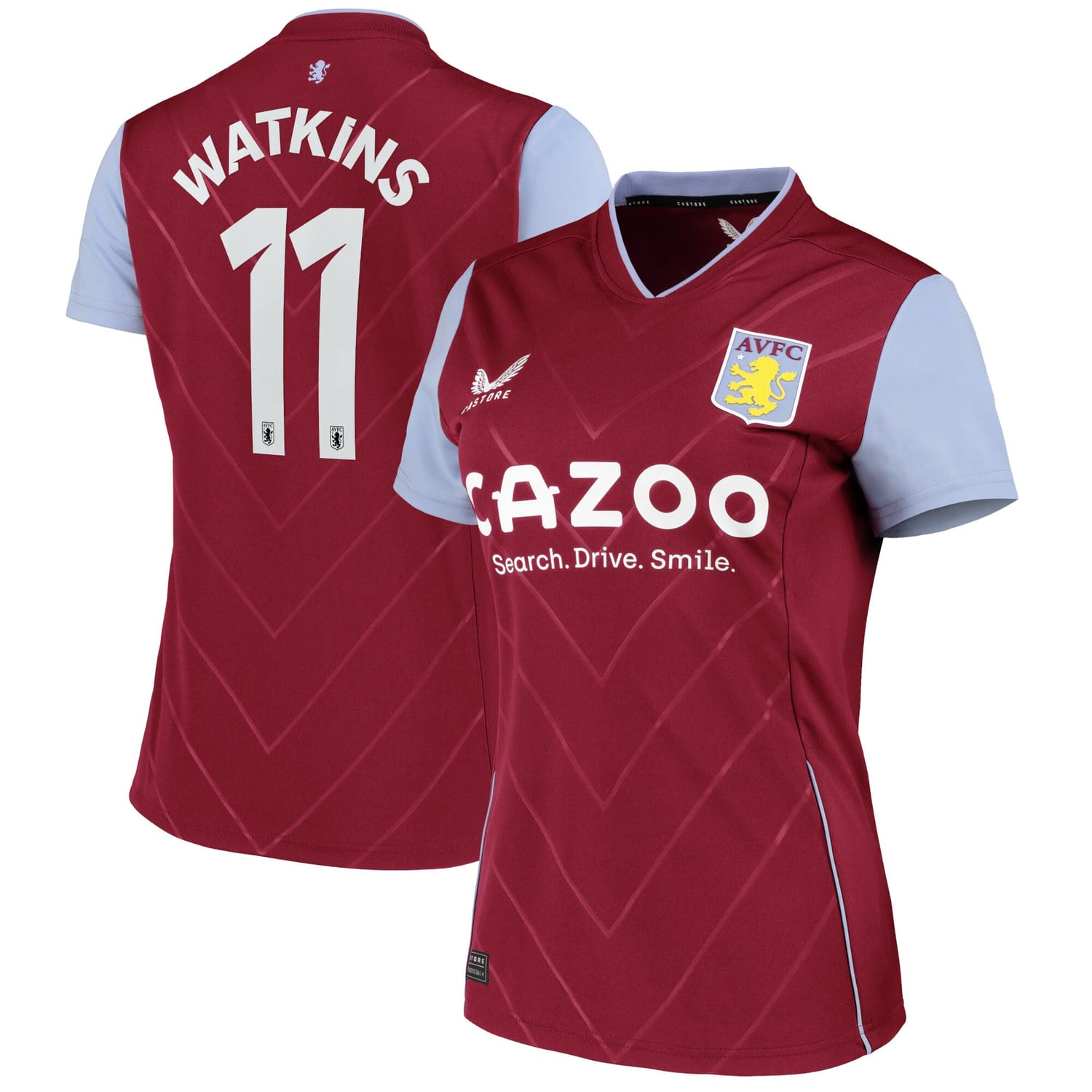 Premier League Aston Villa Home Cup Jersey Shirt 2022-23 player Ollie Watkins 11 printing for Women