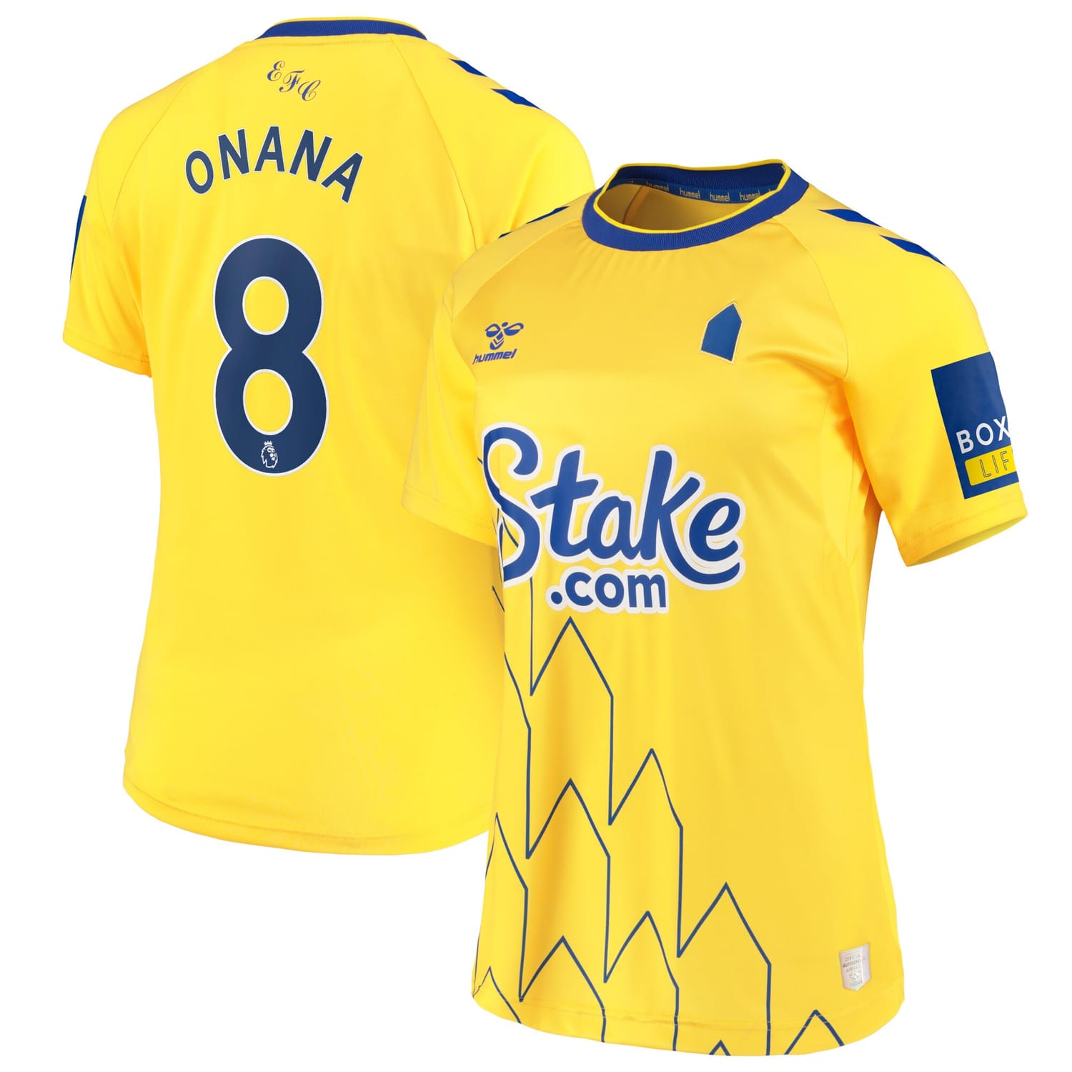 Premier League Everton Third Jersey Shirt 2022-23 player Amadou Onana 8 printing for Women