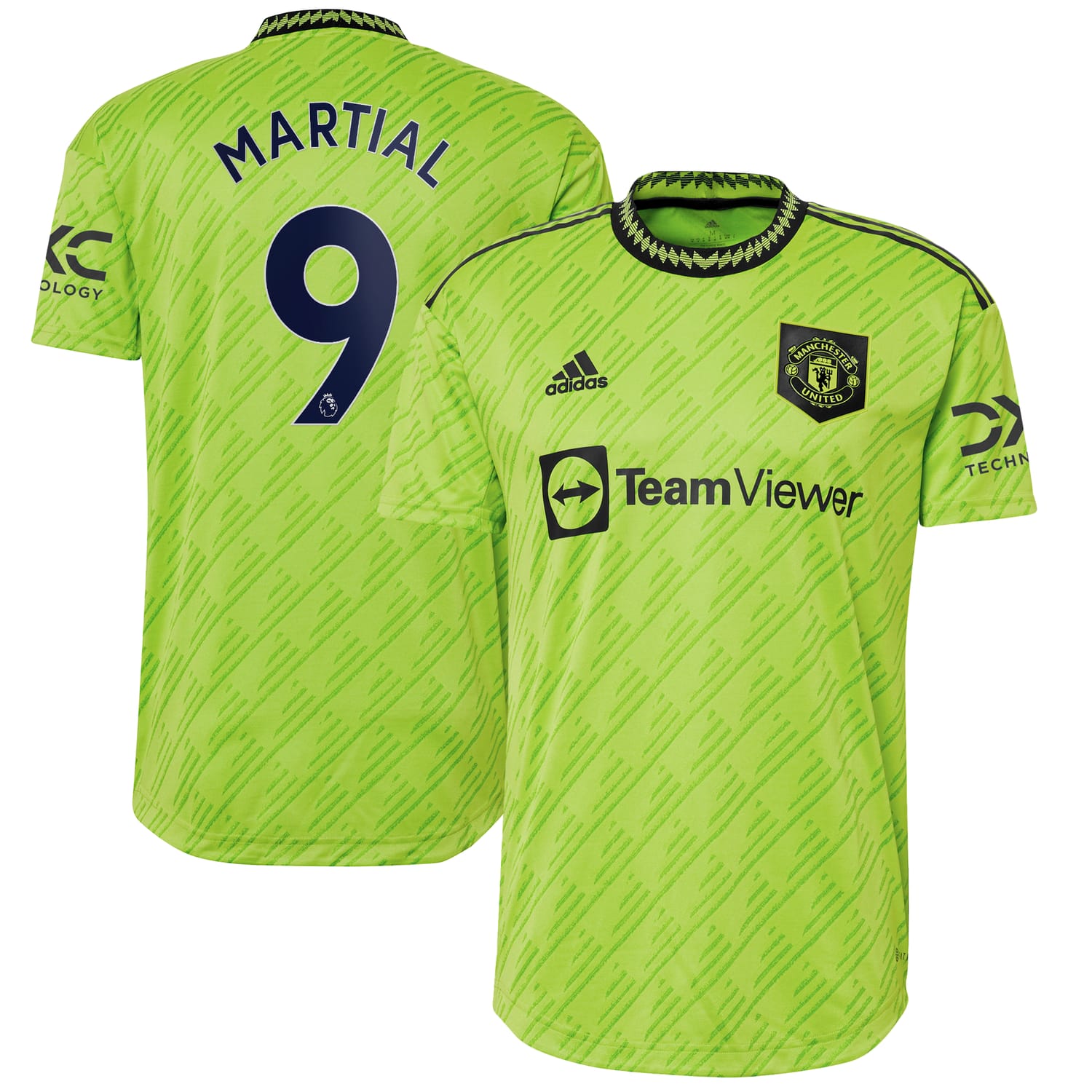 Premier League Manchester United Third Authentic Jersey Shirt 2022-23 player Anthony Martial 9 printing for Men