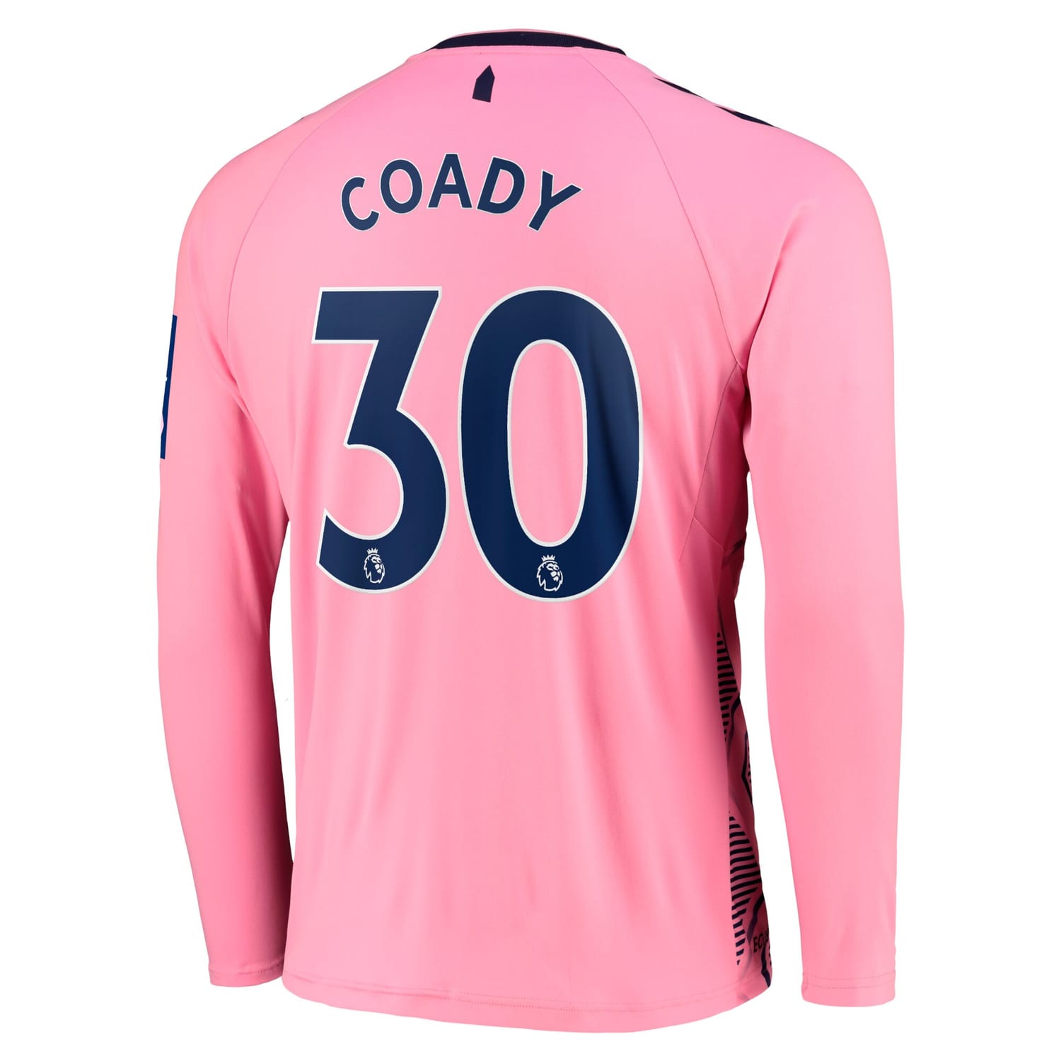 Premier League Everton Away Jersey Shirt Long Sleeve 2022-23 player Conor Coady 30 printing for Men