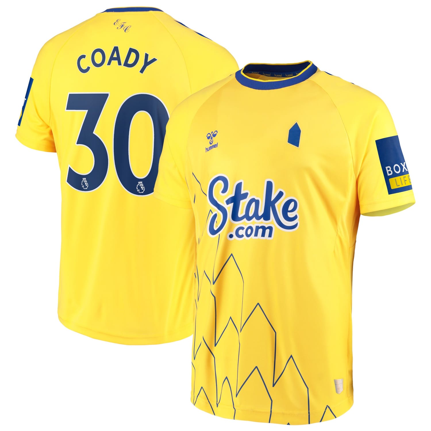 Premier League Everton Third Jersey Shirt 2022-23 player Conor Coady 30 printing for Men