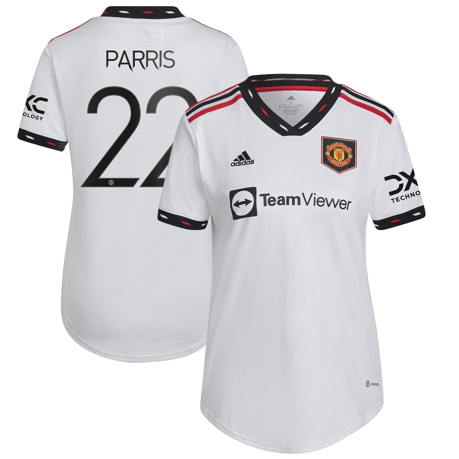 Premier League Manchester United Away Cup Jersey Shirt 2022-23 player Nikita Parris 22 printing for Women