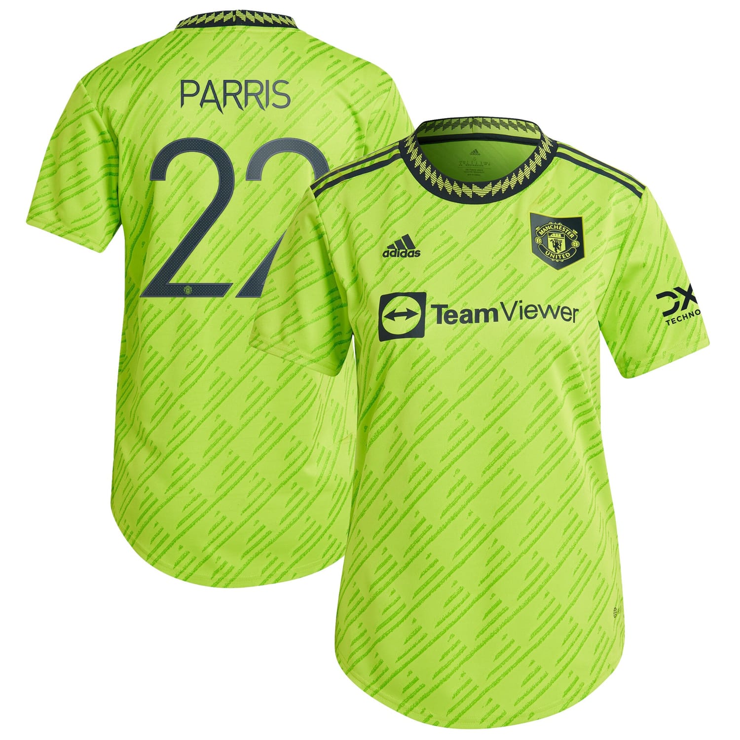 Premier League Manchester United Third Cup Authentic Jersey Shirt 2022-23 player Nikita Parris 22 printing for Women