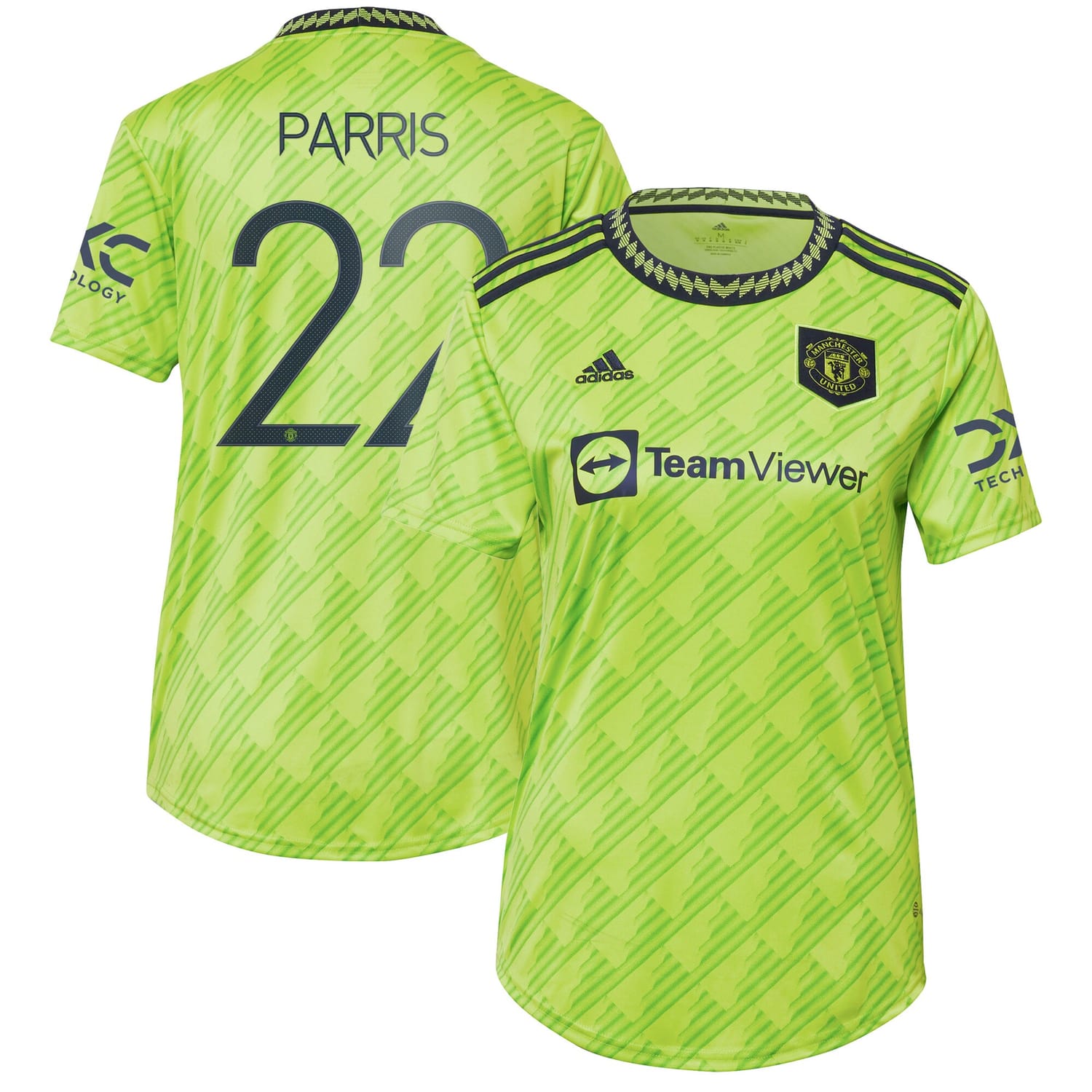 Premier League Manchester United Third Cup Jersey Shirt 2022-23 player Nikita Parris 22 printing for Women