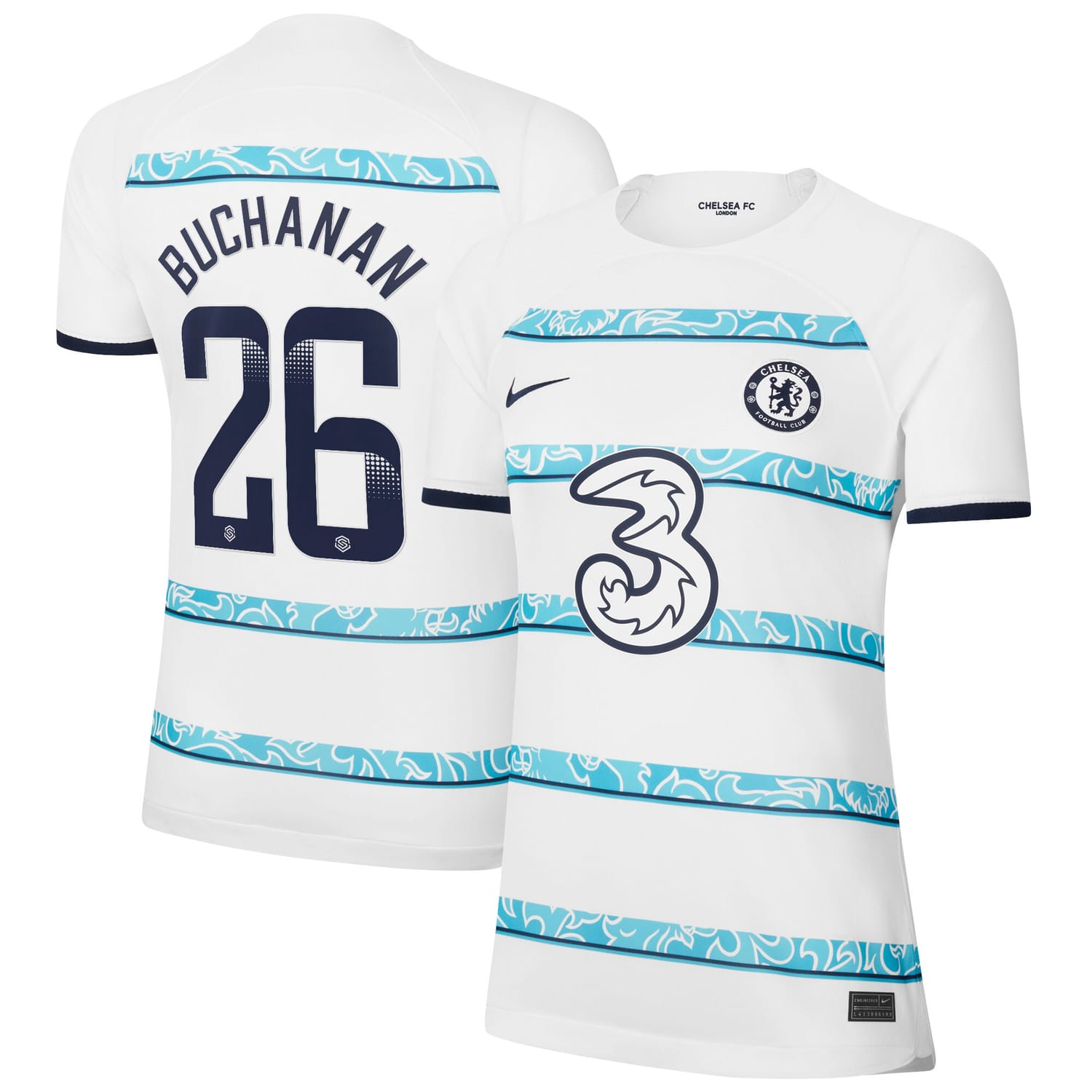 Premier League Away WSL Jersey Shirt 2022-23 player Kadeisha Buchanan 26 printing for Women