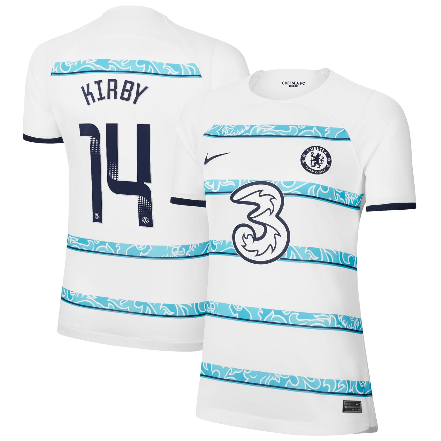 Premier League Away WSL Jersey Shirt 2022-23 player Fran Kirby 14 printing for Women