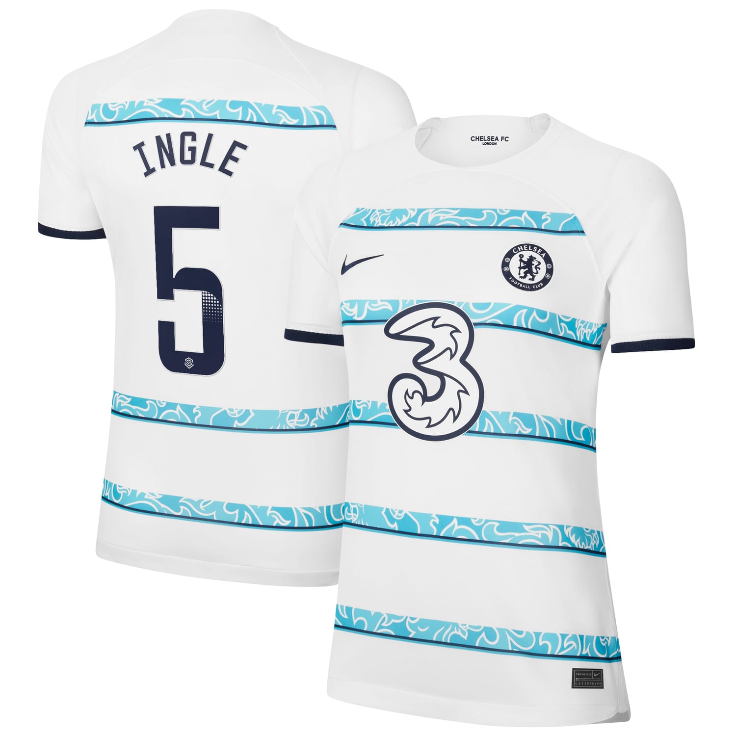 Premier League Away WSL Jersey Shirt 2022-23 player Sophie Ingle 5 printing for Women