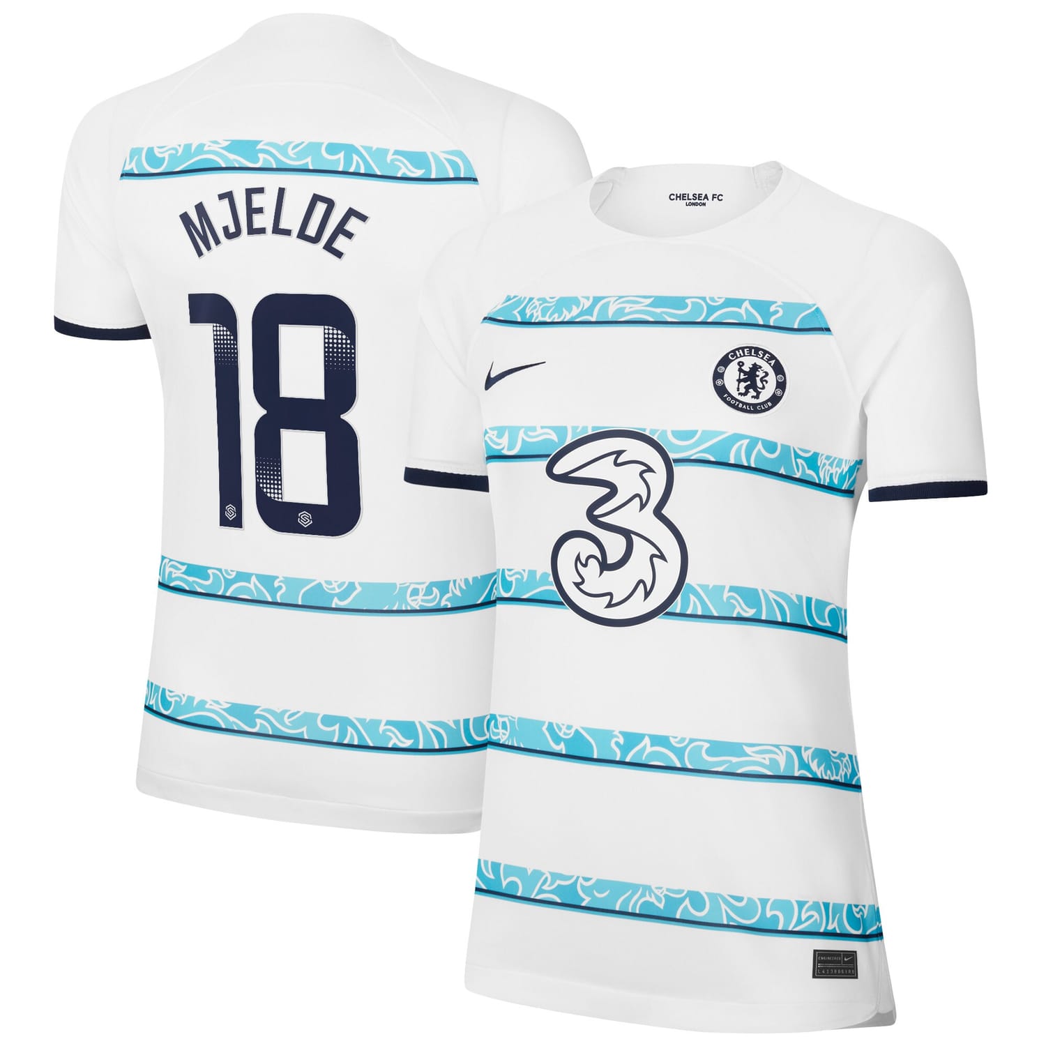 Premier League Away WSL Jersey Shirt 2022-23 player Maren Mjelde 18 printing for Women