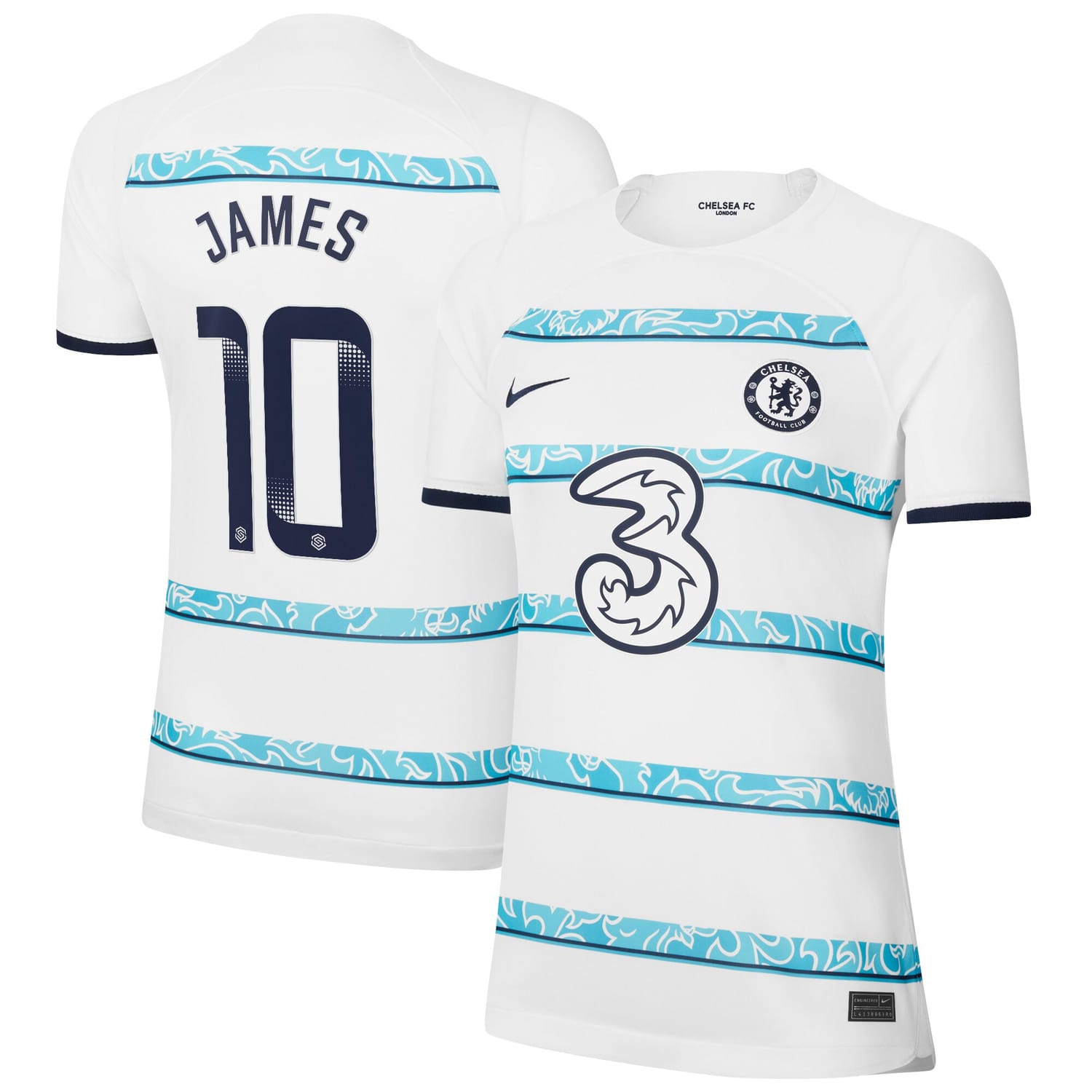 Premier League Away WSL Jersey Shirt 2022-23 player Lauren James 10 printing for Women