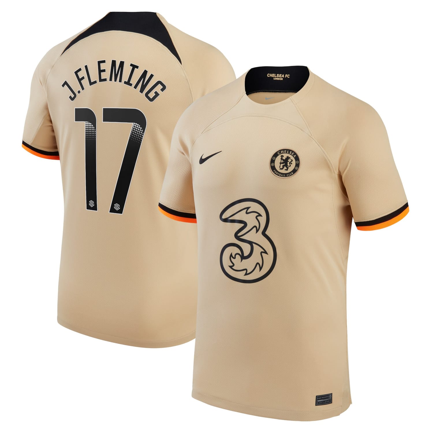 Premier League Chelsea Third WSL Jersey Shirt 2022-23 player Jessie Fleming 17 printing for Men