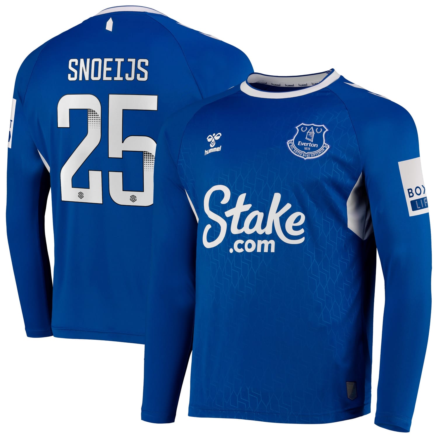 Premier League Everton Home Jersey Shirt Long Sleeve 2022-23 player Katja Snoeijs 25 printing for Men