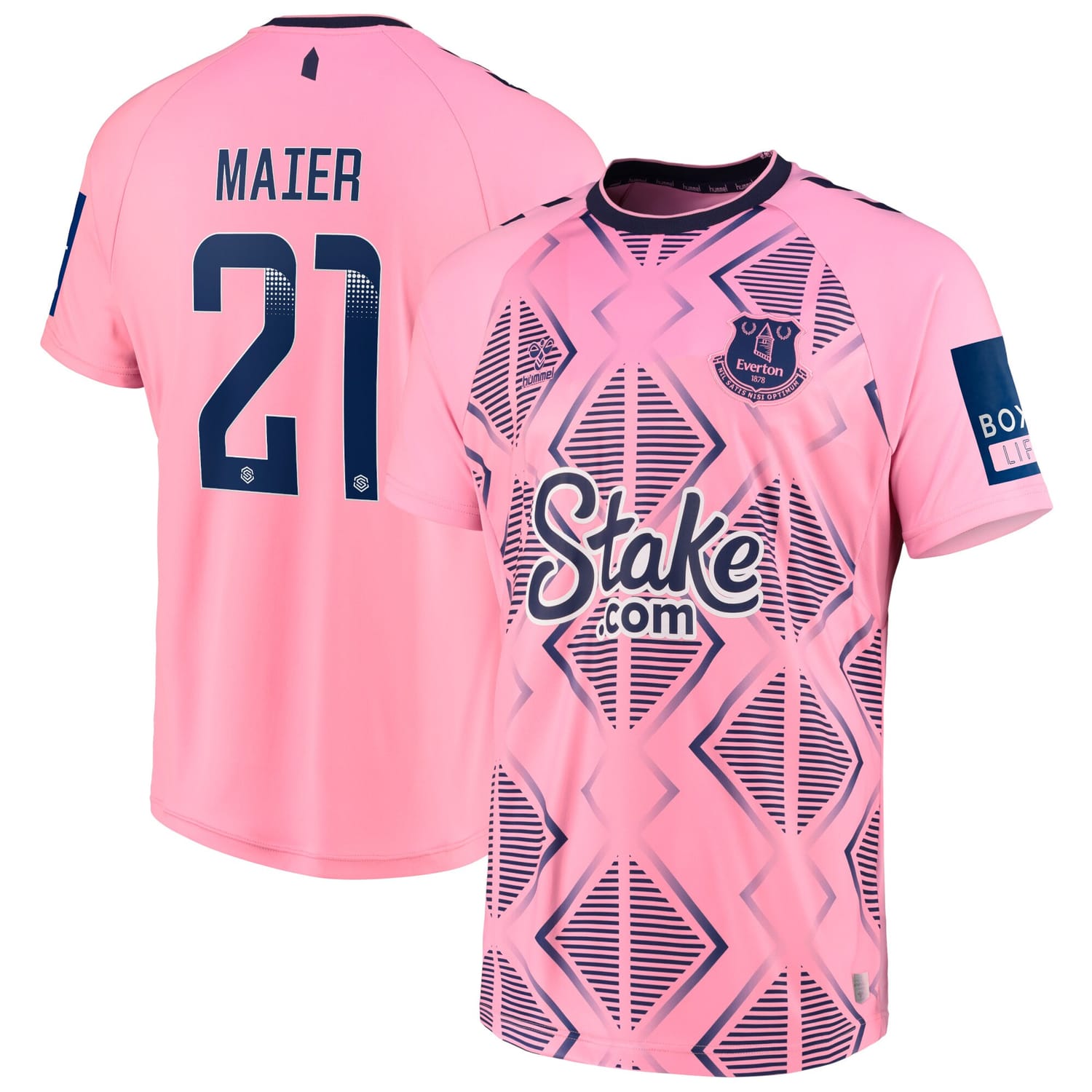 Premier League Everton Away WSL Jersey Shirt 2022-23 player Leonie Maier 21 printing for Men