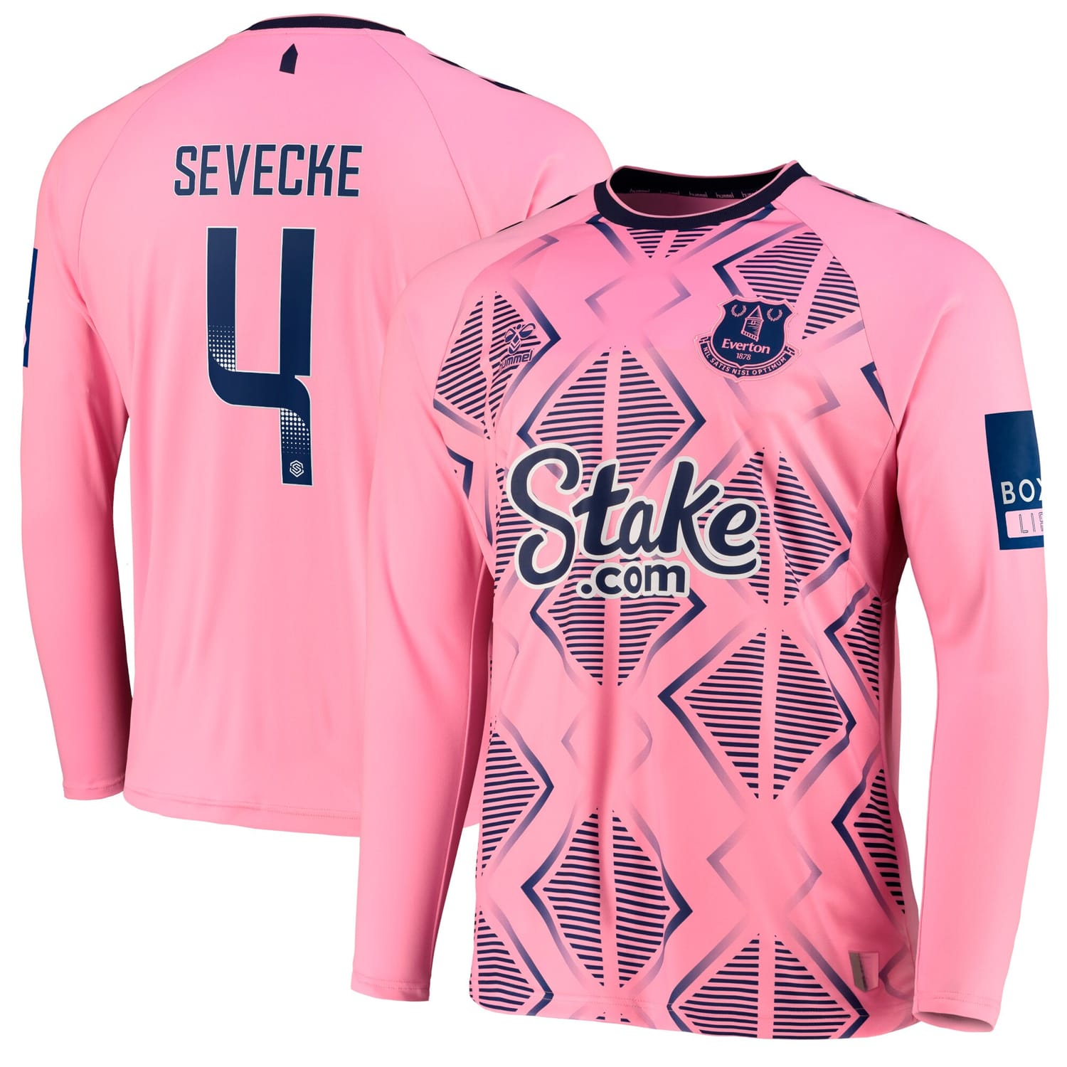Premier League Everton Away WSL Jersey Shirt Long Sleeve 2022-23 player Rikke Sevecke 4 printing for Men