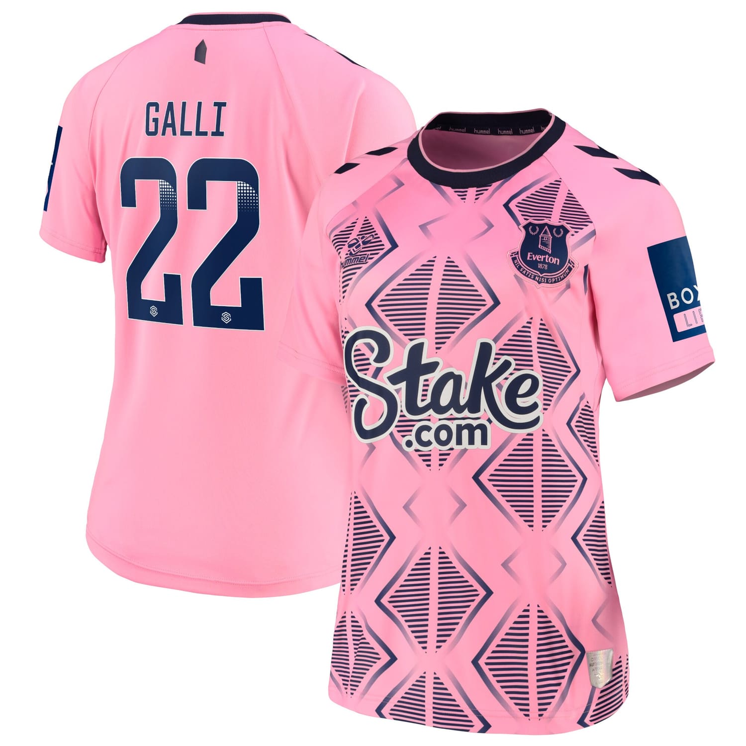 Premier League Everton Away Jersey Shirt 2022-23 player Aurora Galli 22 printing for Women