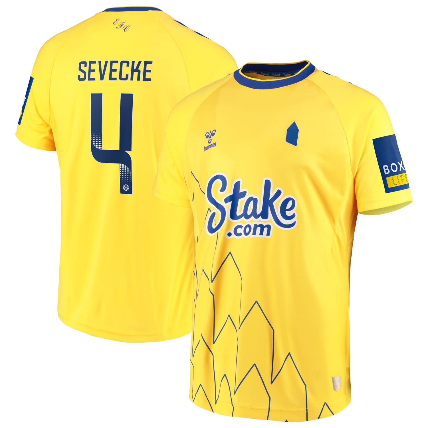 Premier League Everton Third WSL Jersey Shirt 2022-23 player Rikke Sevecke 4 printing for Men