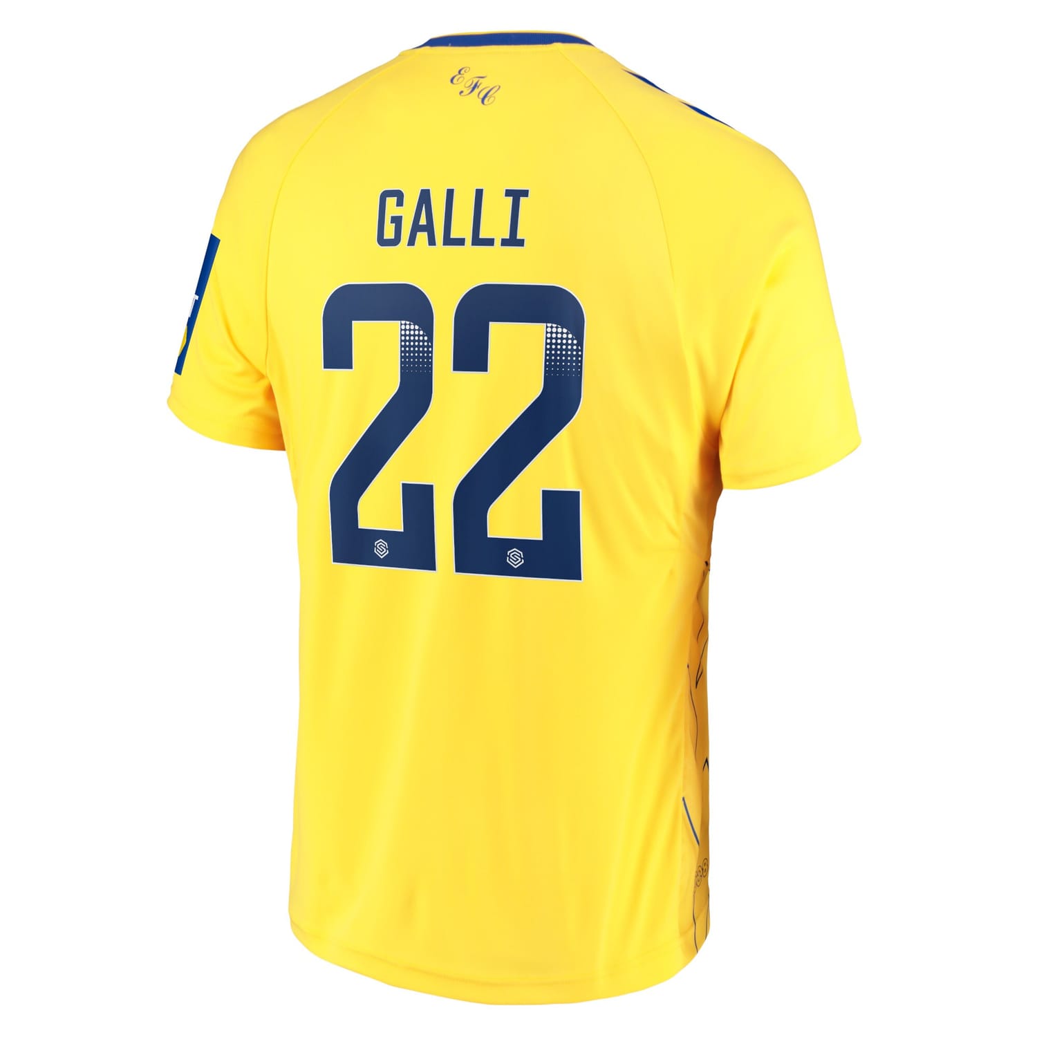Premier League Everton Third Jersey Shirt 2022-23 player Aurora Galli 22 printing for Men