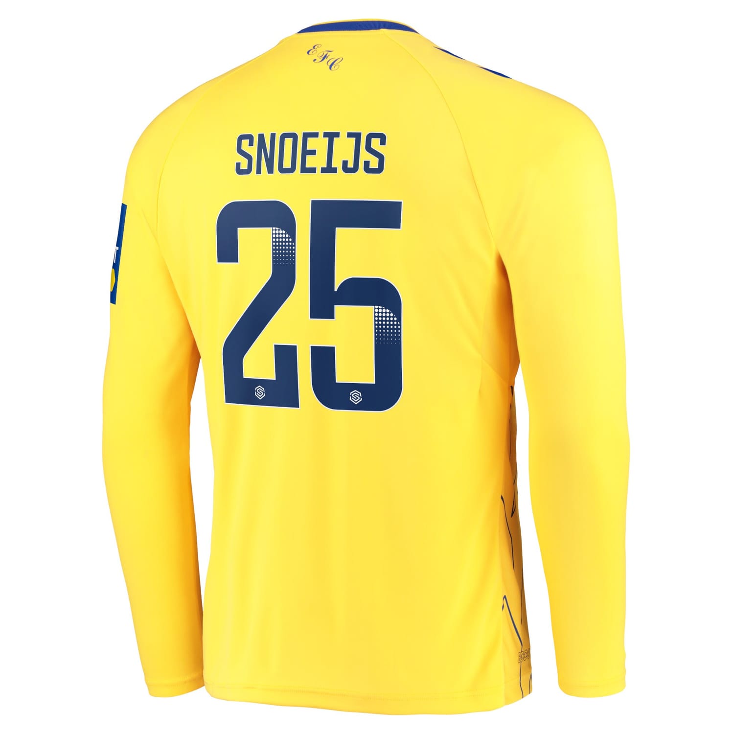 Premier League Everton Third Jersey Shirt Long Sleeve 2022-23 player Katja Snoeijs 25 printing for Men