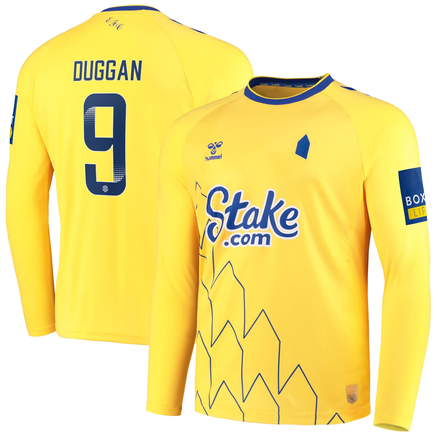 Premier League Everton Third Jersey Shirt Long Sleeve 2022-23 player Toni Duggan 9 printing for Men