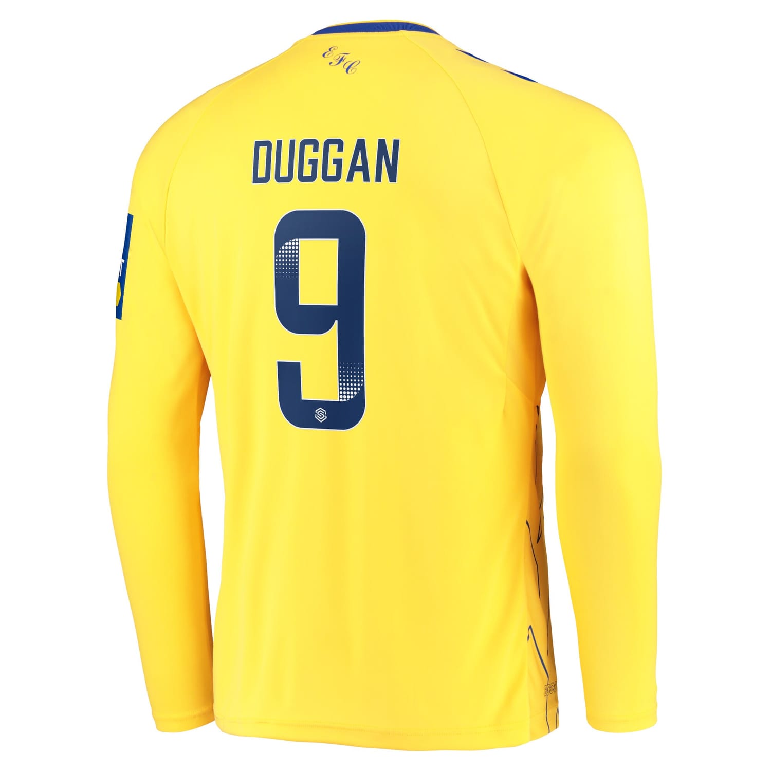 Premier League Everton Third Jersey Shirt Long Sleeve 2022-23 player Toni Duggan 9 printing for Men