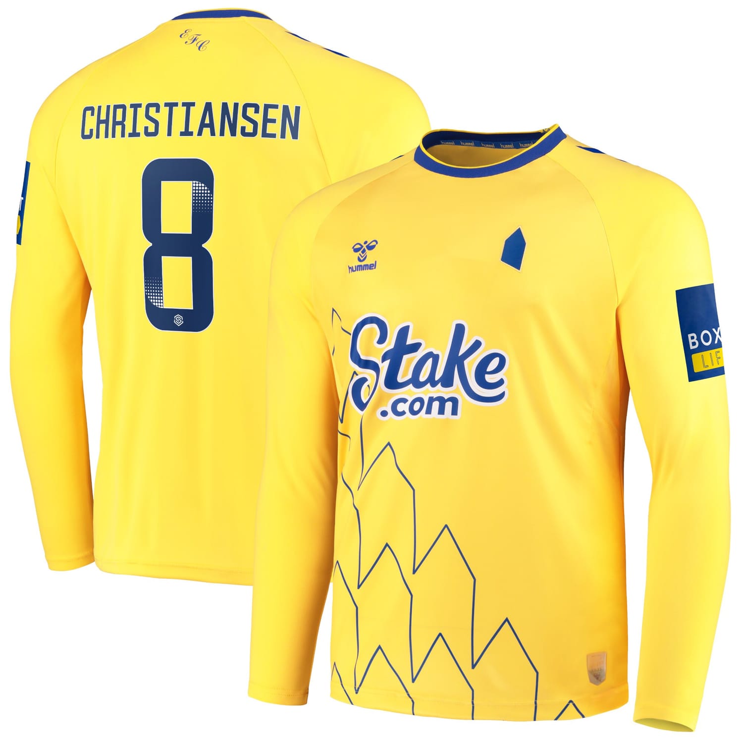 Premier League Everton Third Jersey Shirt Long Sleeve 2022-23 player Izzy Christiansen 8 printing for Men