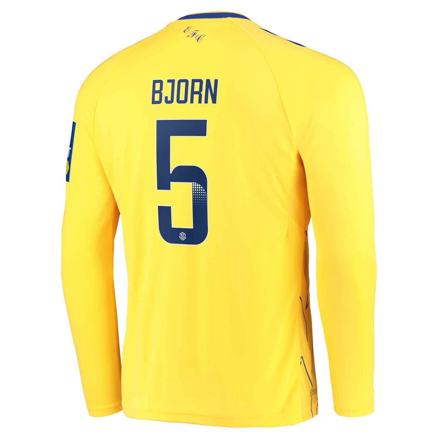 Premier League Everton Third Jersey Shirt Long Sleeve 2022-23 player Nathalie Björn 5 printing for Men