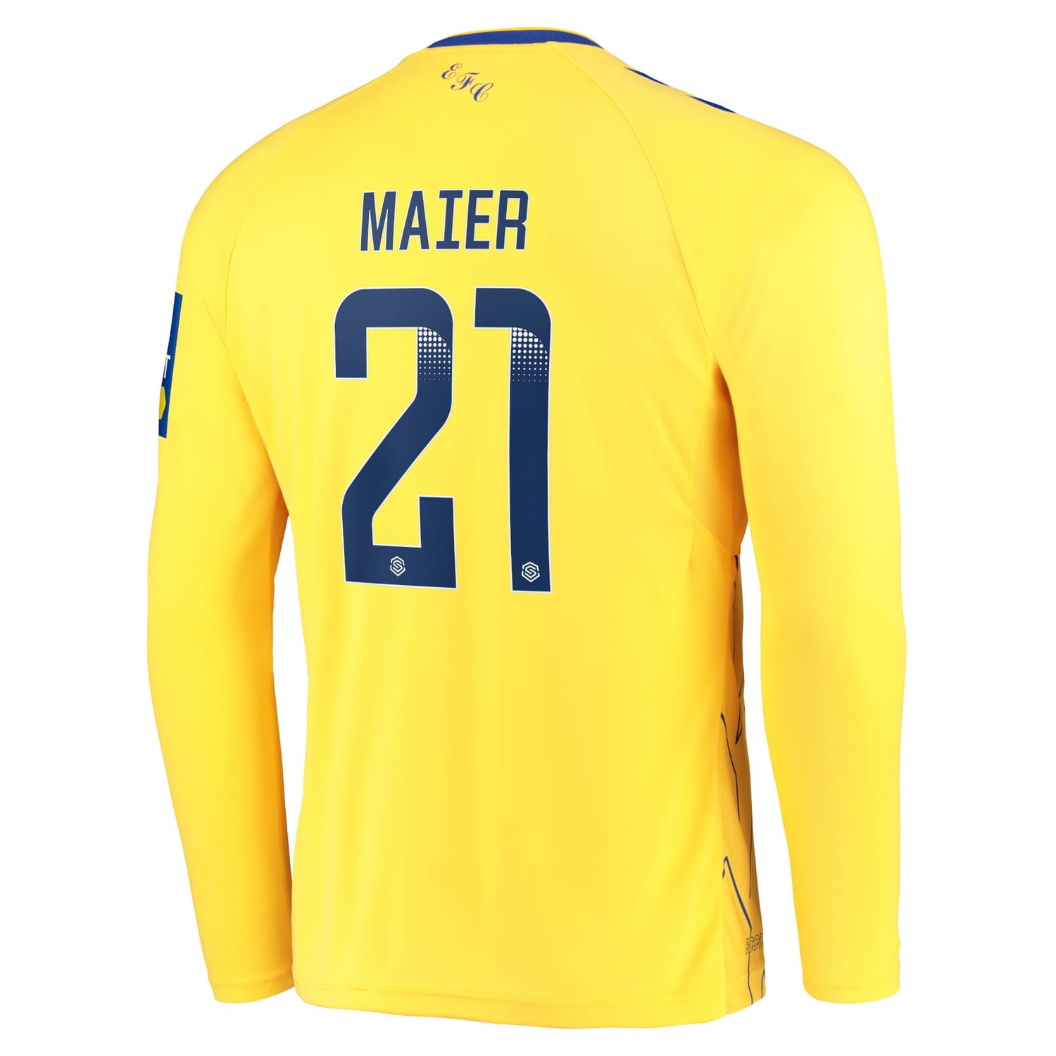 Premier League Everton Third Jersey Shirt Long Sleeve 2022-23 player Leonie Maier 21 printing for Men