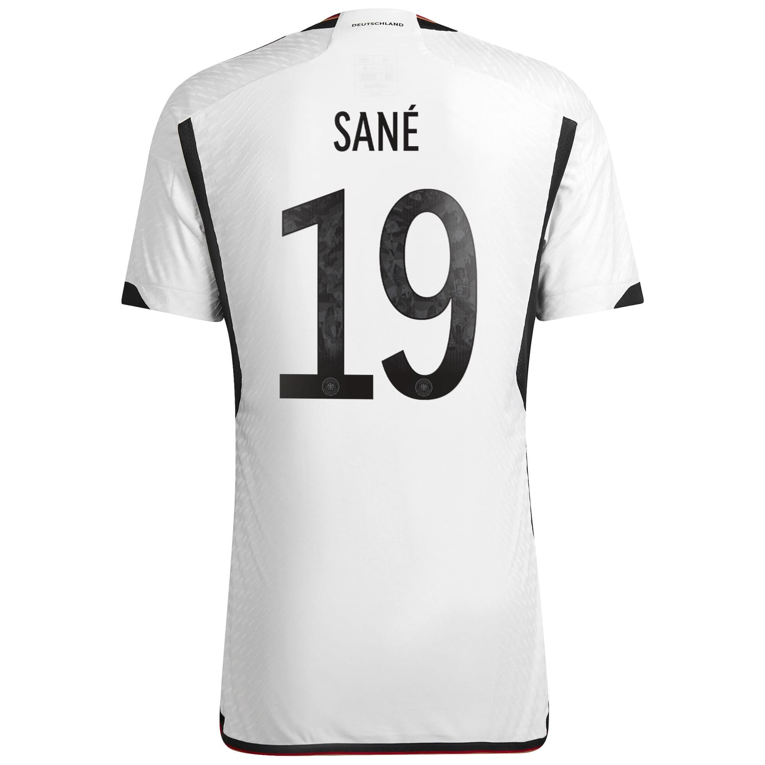 Germany National Team Home Authentic Jersey Shirt player Leroy Sané 19 printing for Men