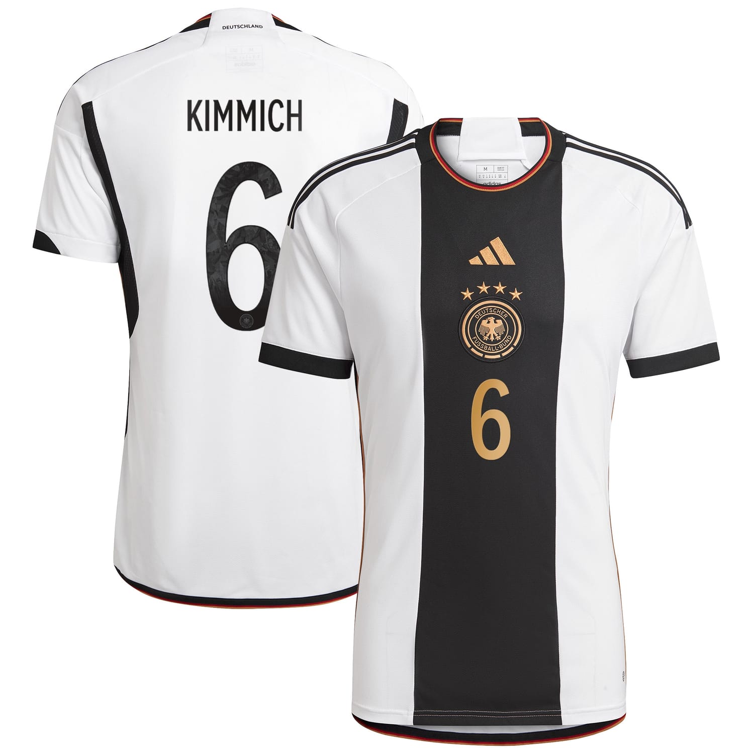 Germany National Team Home Jersey Shirt player Joshua Kimmich 6 printing for Men
