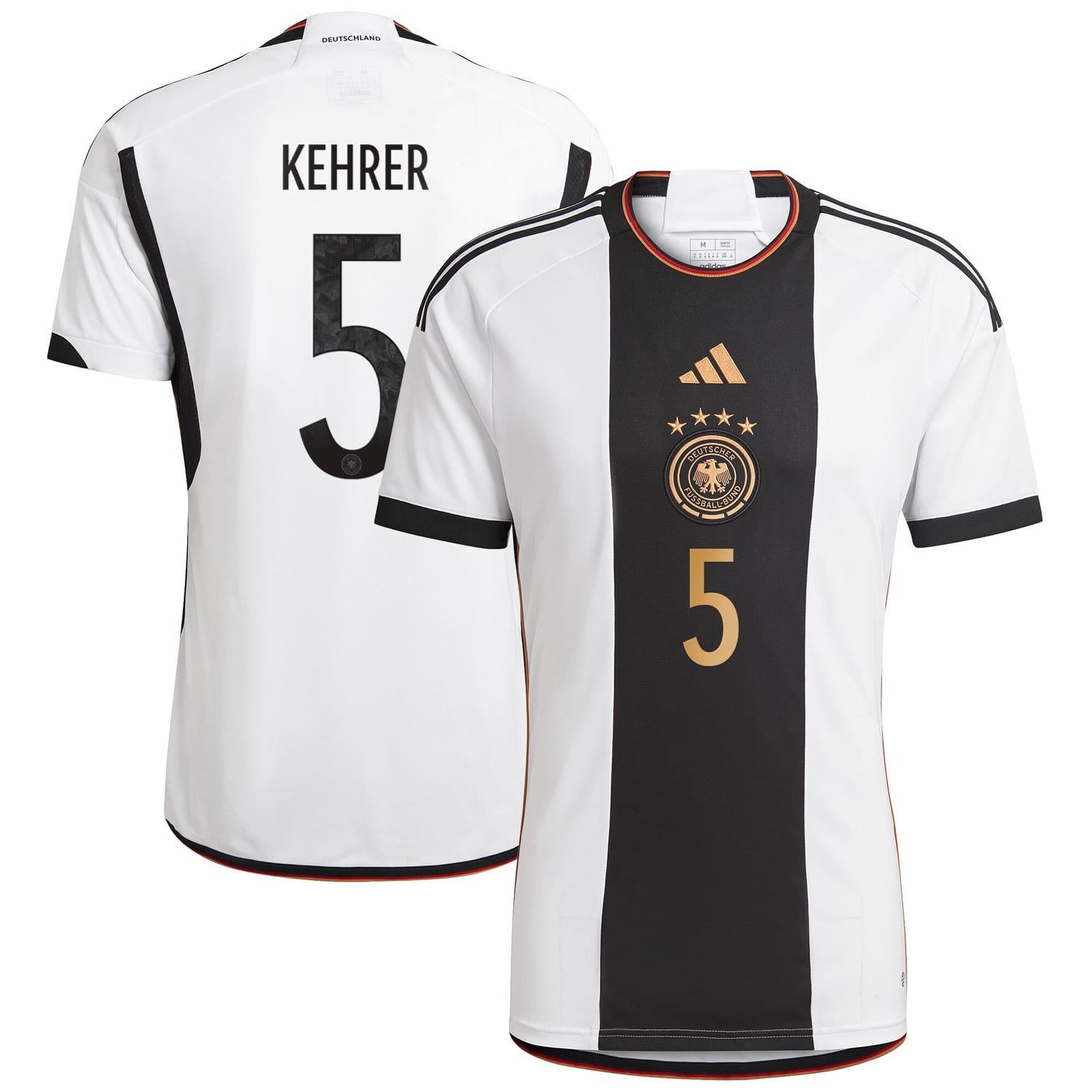 Germany National Team Home Jersey Shirt player Kehrer 5 printing for Men