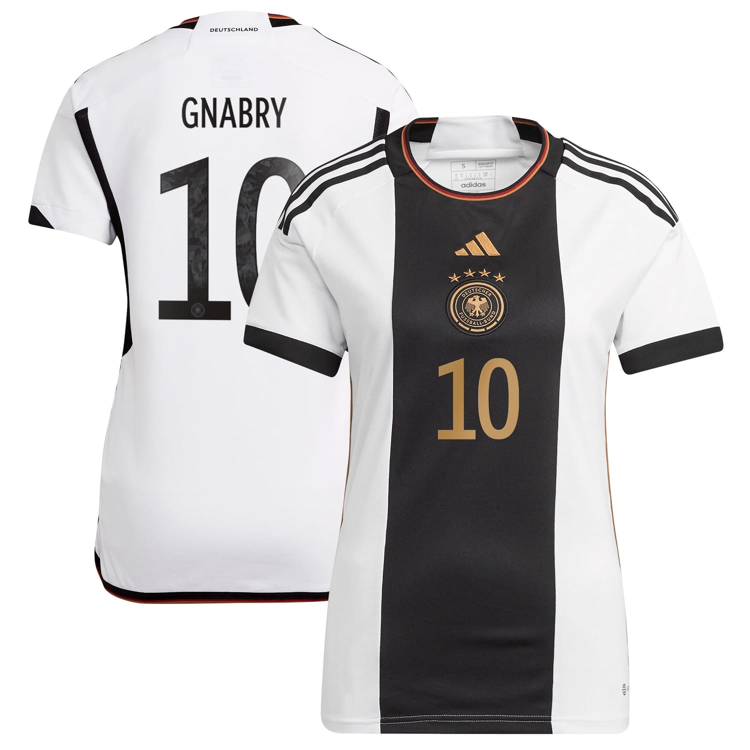 Germany National Team Home Jersey Shirt player Serge Gnabry 10 printing for Women