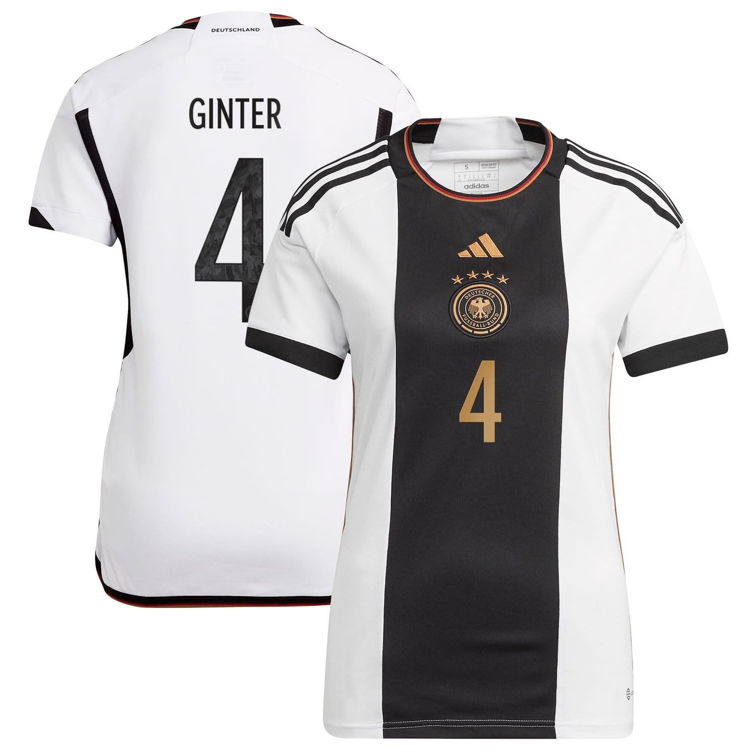 Germany National Team Home Jersey Shirt player Matthias Ginter 4 printing for Women