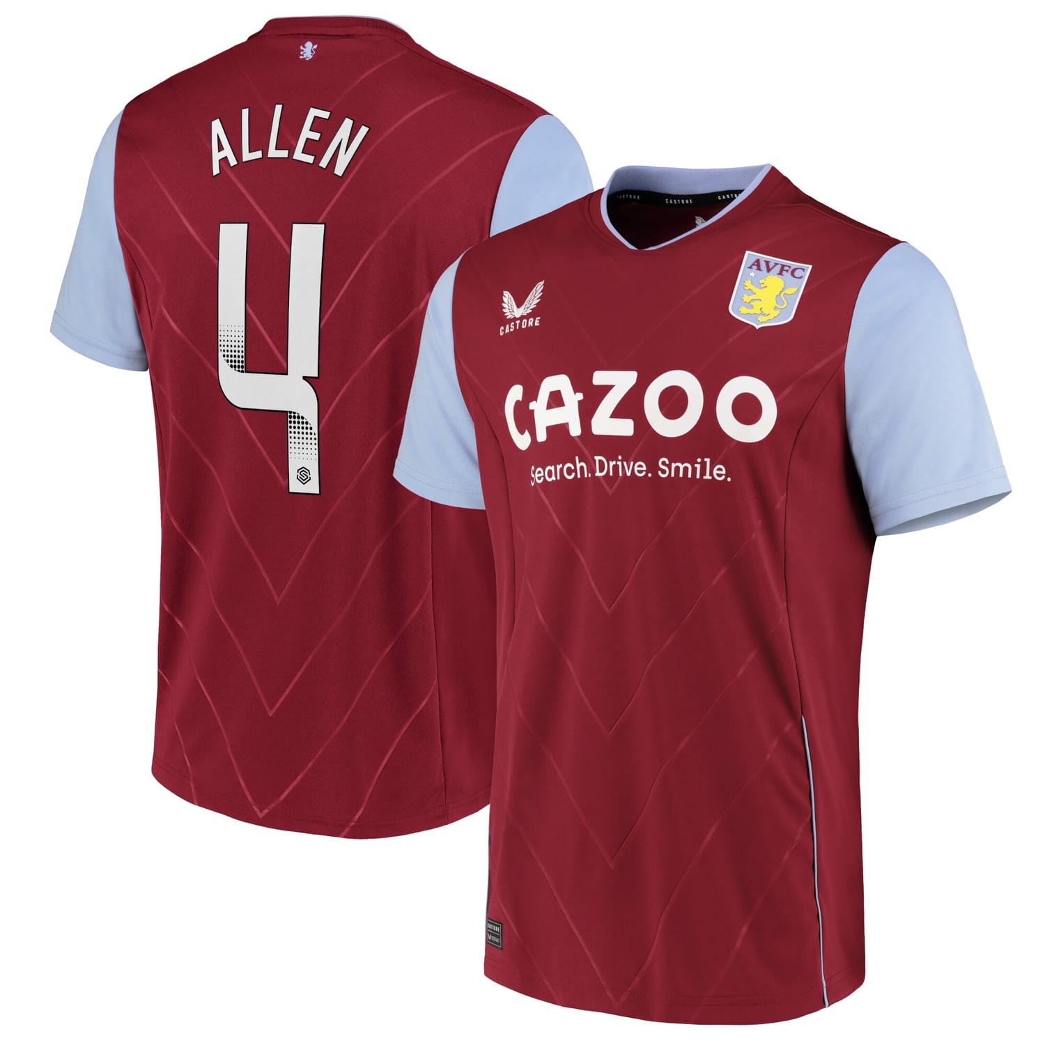 Premier League Aston Villa Home WSL Jersey Shirt 2022-23 player Remi Allen 4 printing for Men
