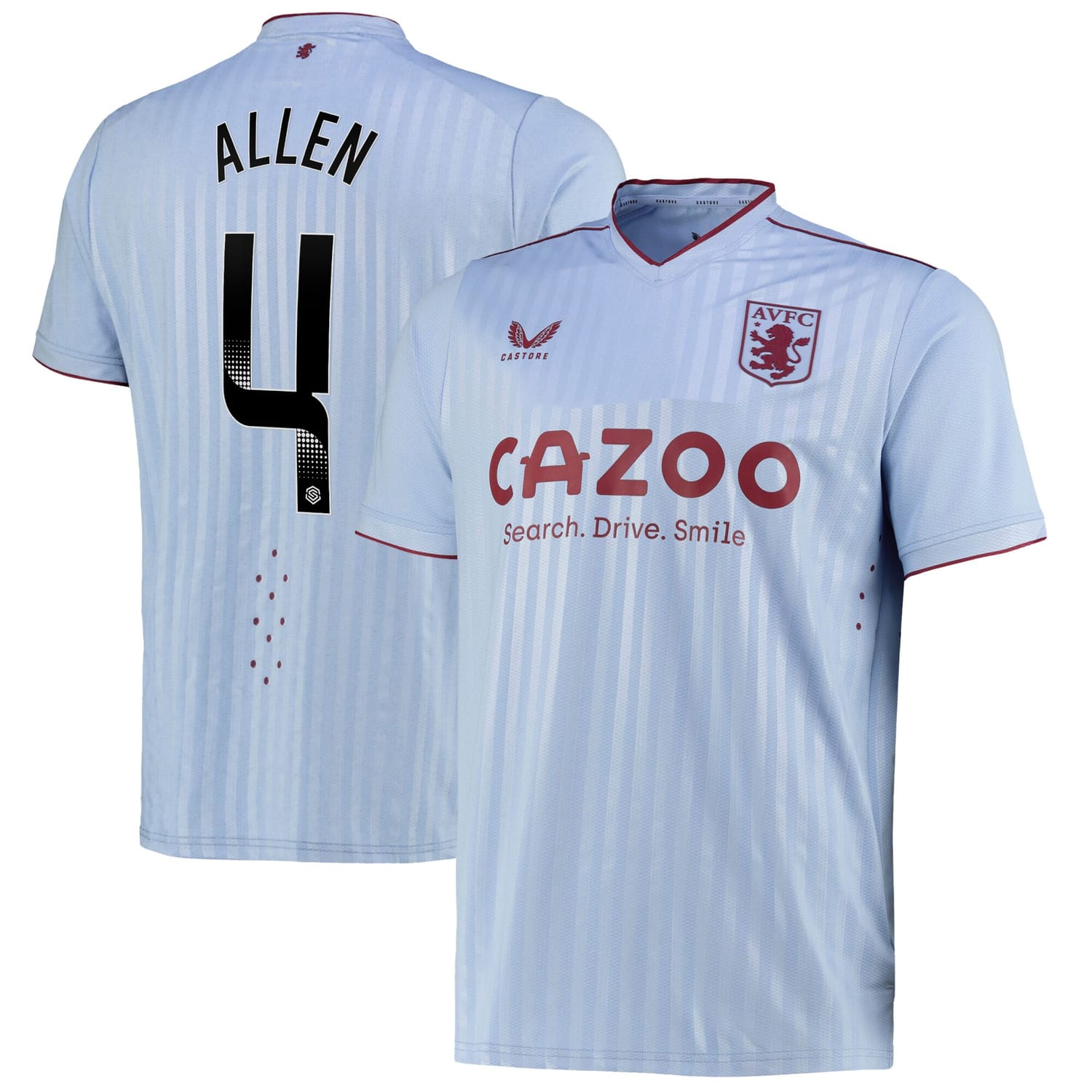 Premier League Aston Villa Away WSL Pro Jersey Shirt 2022-23 player Remi Allen 4 printing for Men