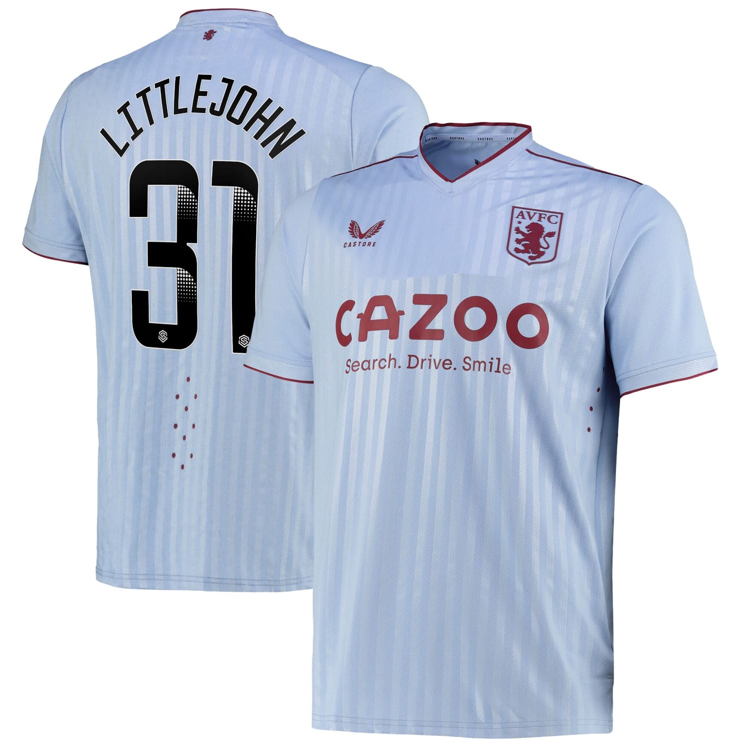 Premier League Aston Villa Away WSL Pro Jersey Shirt 2022-23 player Ruesha Littlejohn 31 printing for Men