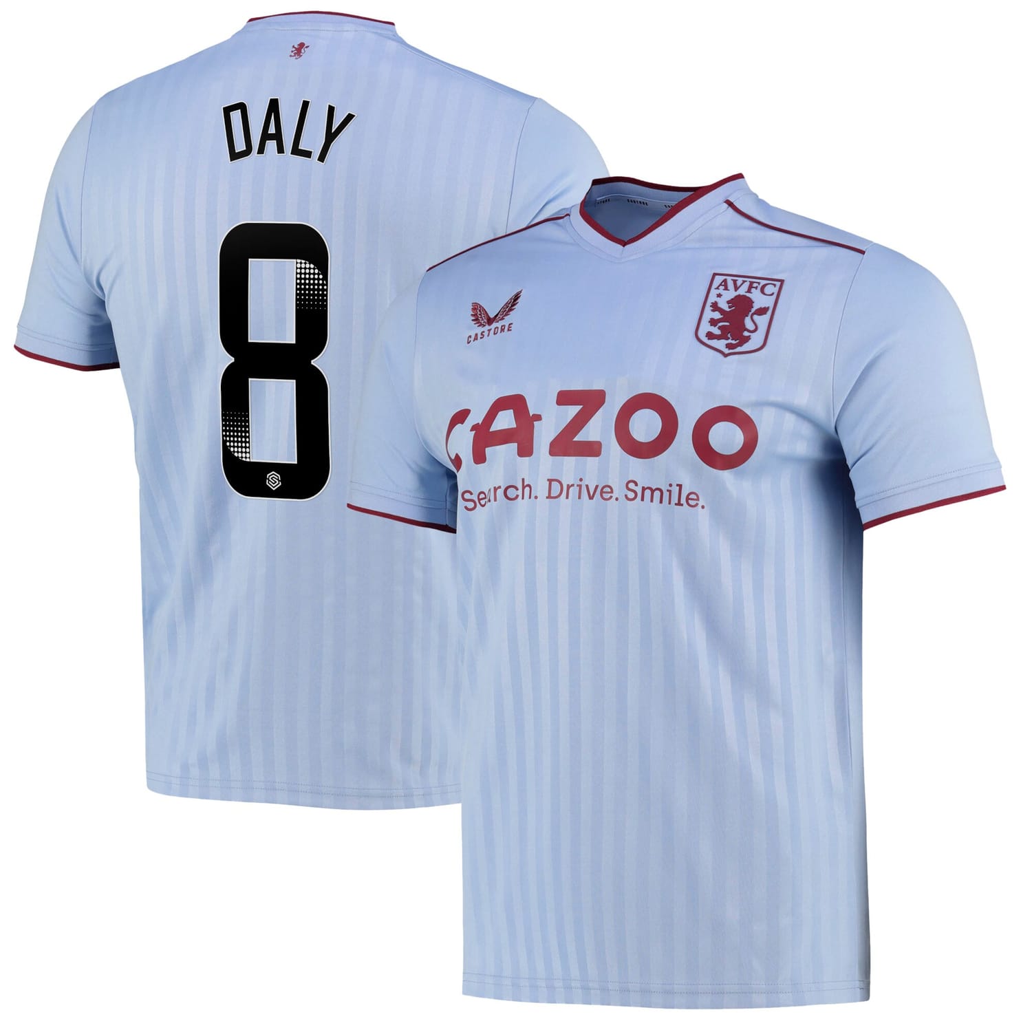 Premier League Aston Villa Away WSL Jersey Shirt 2022-23 player Rachel Daly 8 printing for Men